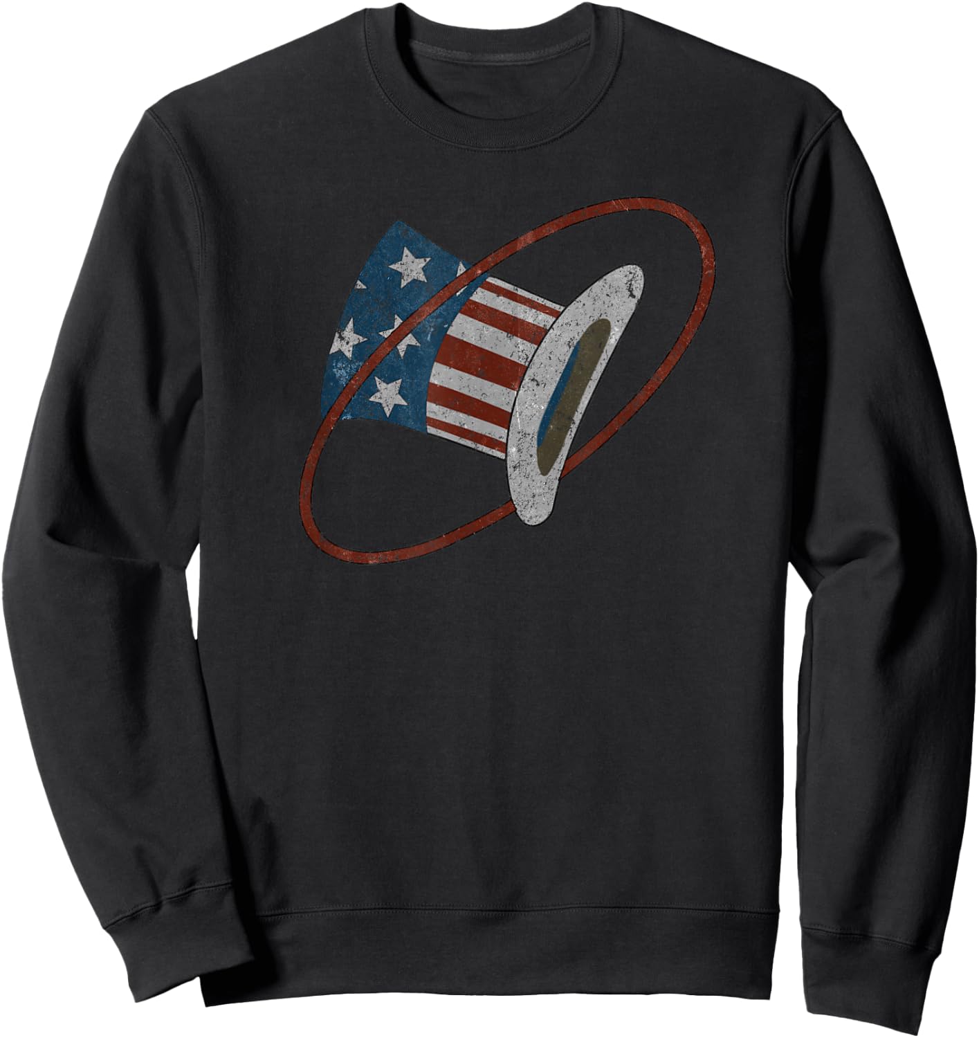"Hat in the Ring Squadron" 94th Aero Sqdn. WW1 Insignia Sweatshirt - Sweatshirt | Black