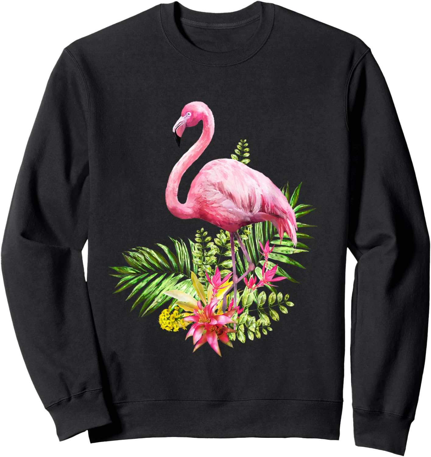 Flamingo for girls, flamingo , flamingo for boys Sweatshirt - Sweatshirt | Black