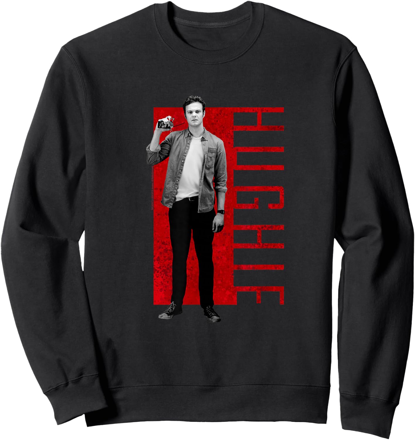 The Boys Hughie Superhero TV Show Sweatshirt - Sweatshirt | Black
