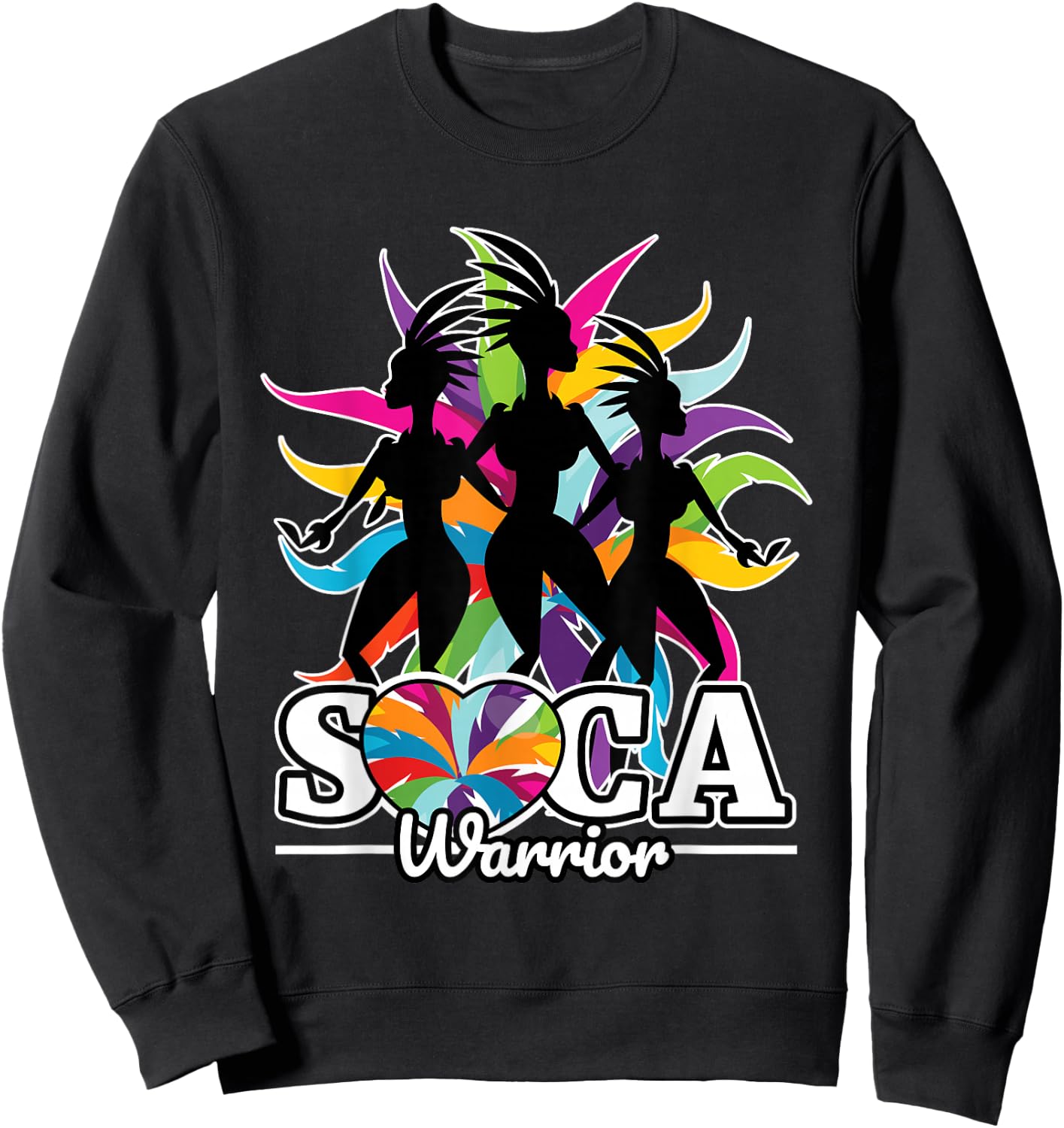 Soca Warrior Shirt | Carnival Soca Music Shirt | Soca Sweatshirt - Sweatshirt | Black