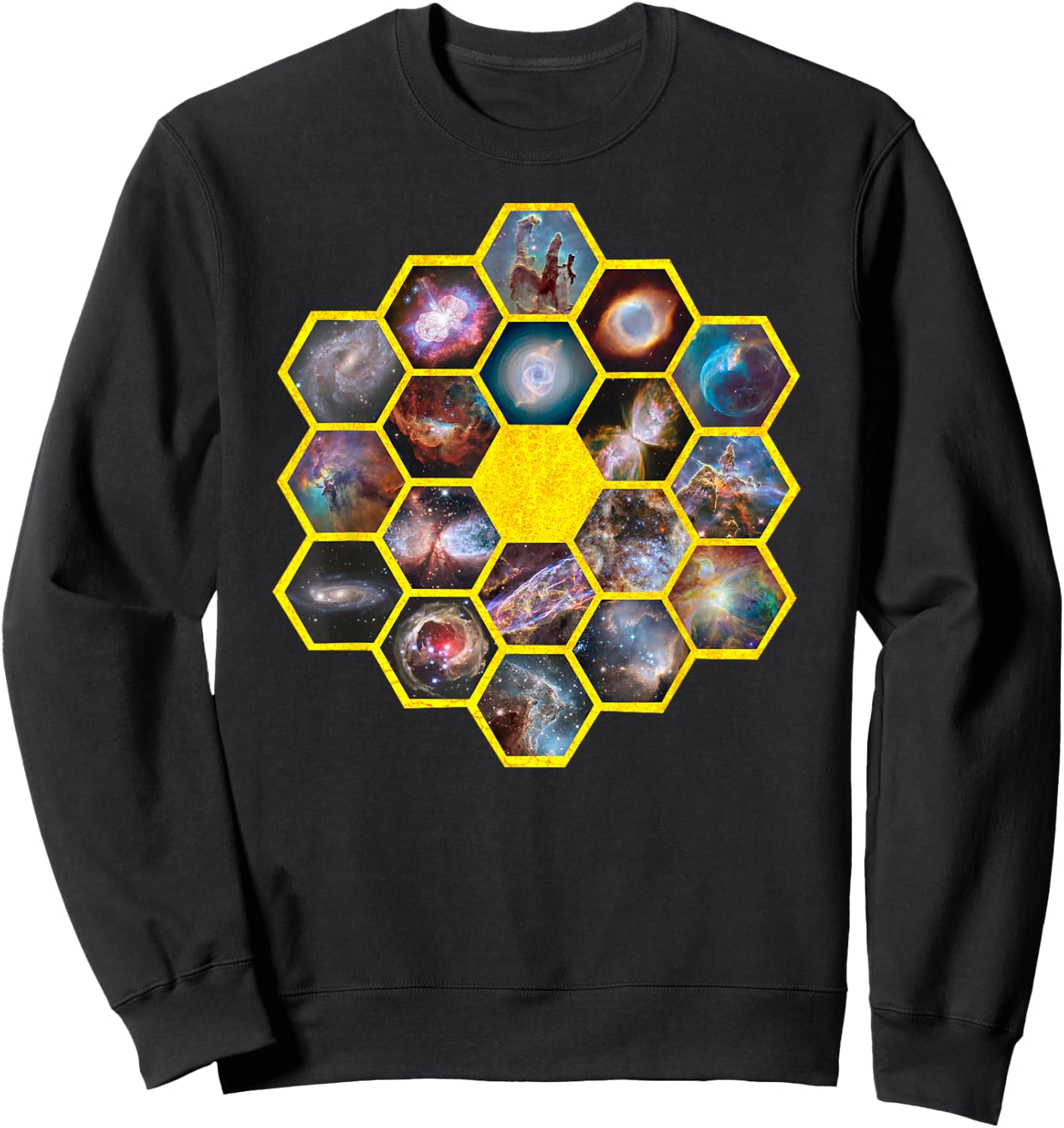 James Webb Space Telescope JWST Sweatshirt - Sweatshirt | Black