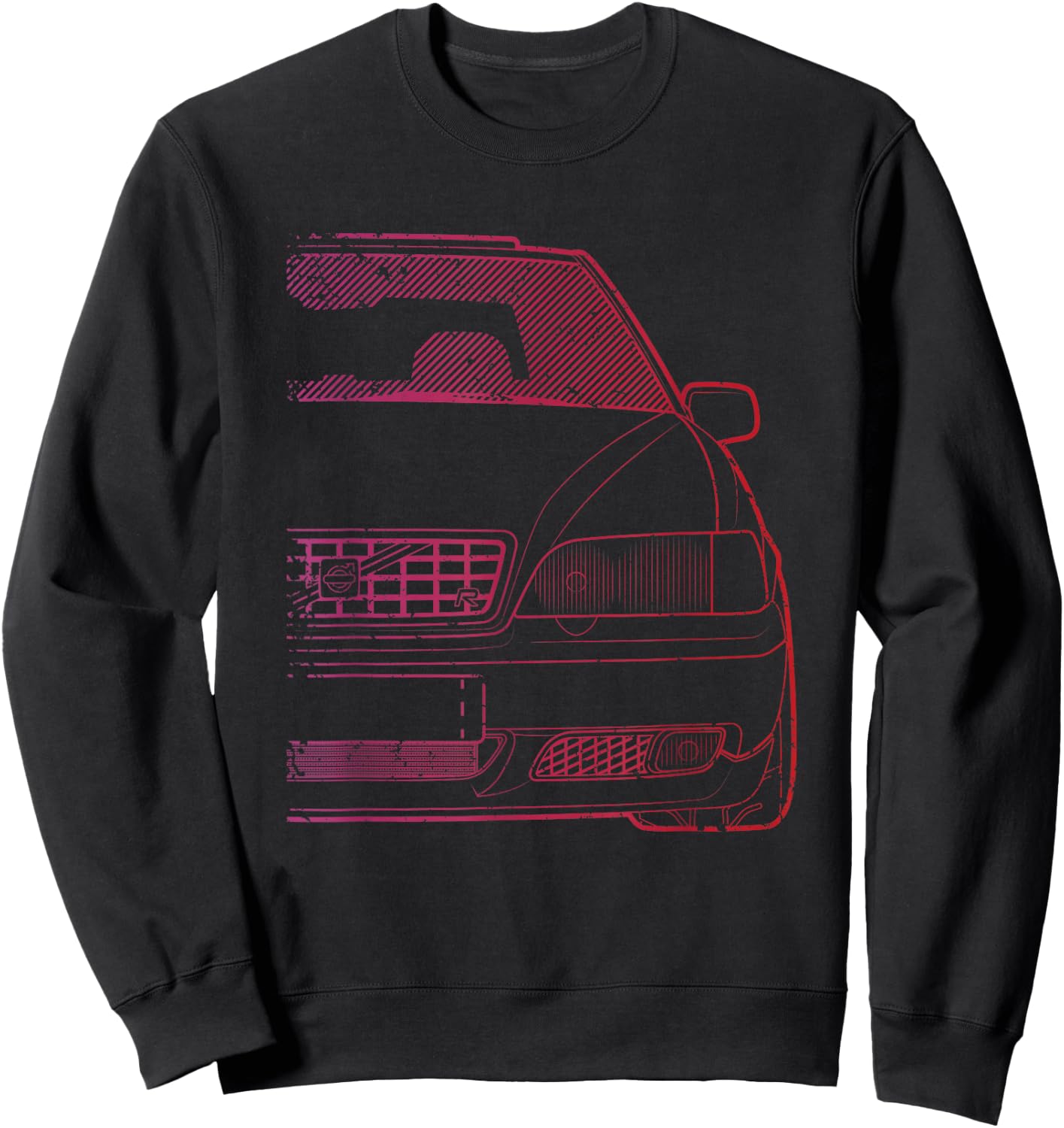 Classic Racing V-70 Turbo Magenta Sweatshirt - Sweatshirt | Black