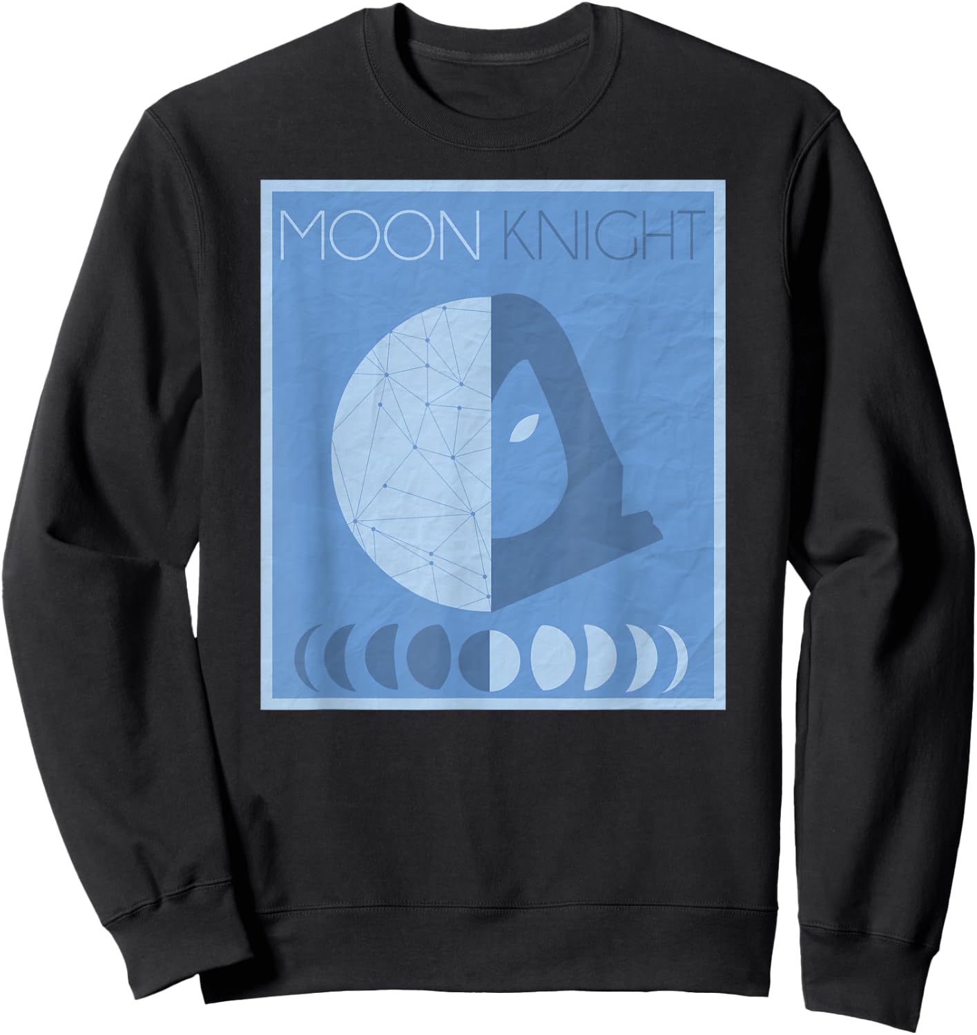 Marvel Moon Knight Constellation Mask Graphic Sweatshirt - Sweatshirt | Black