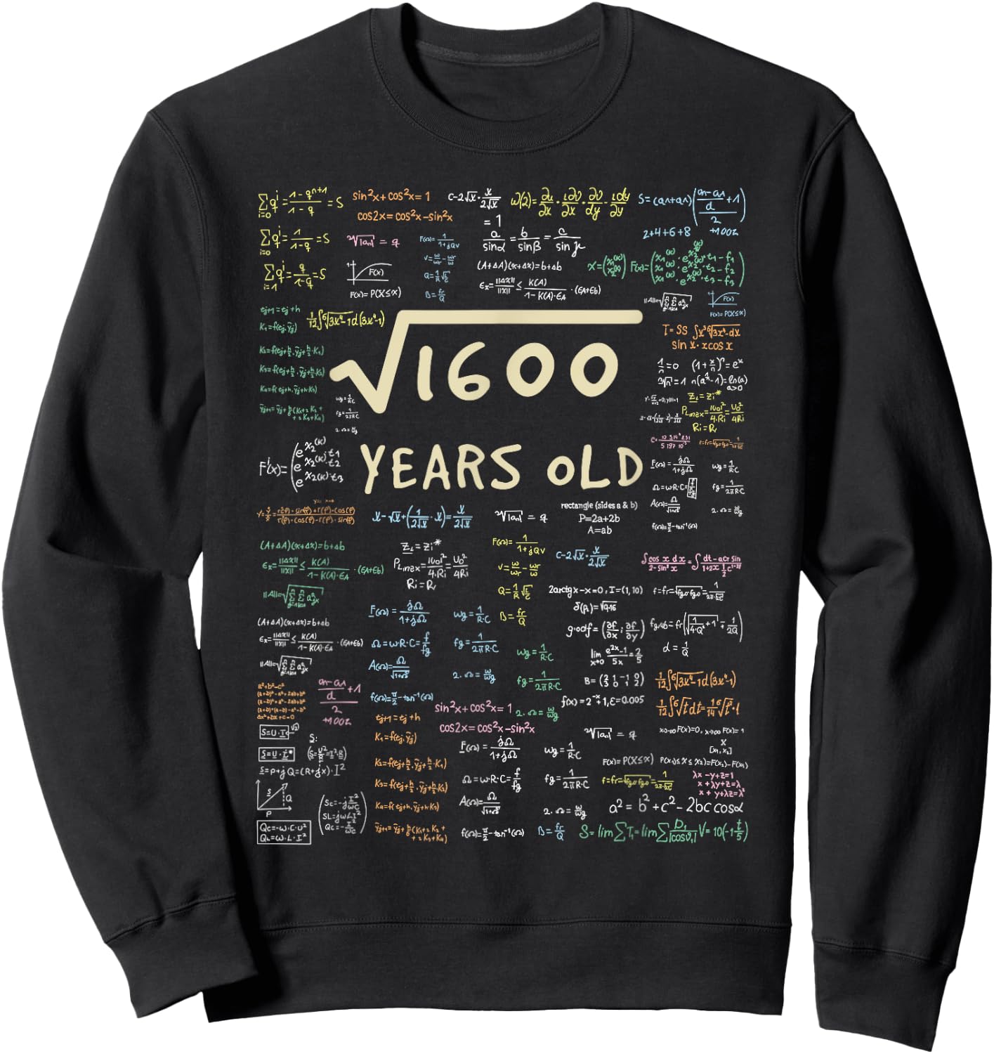 40th Birthday Party Gift - 40 Years Old Science Birthday Sweatshirt - Sweatshirt | Black