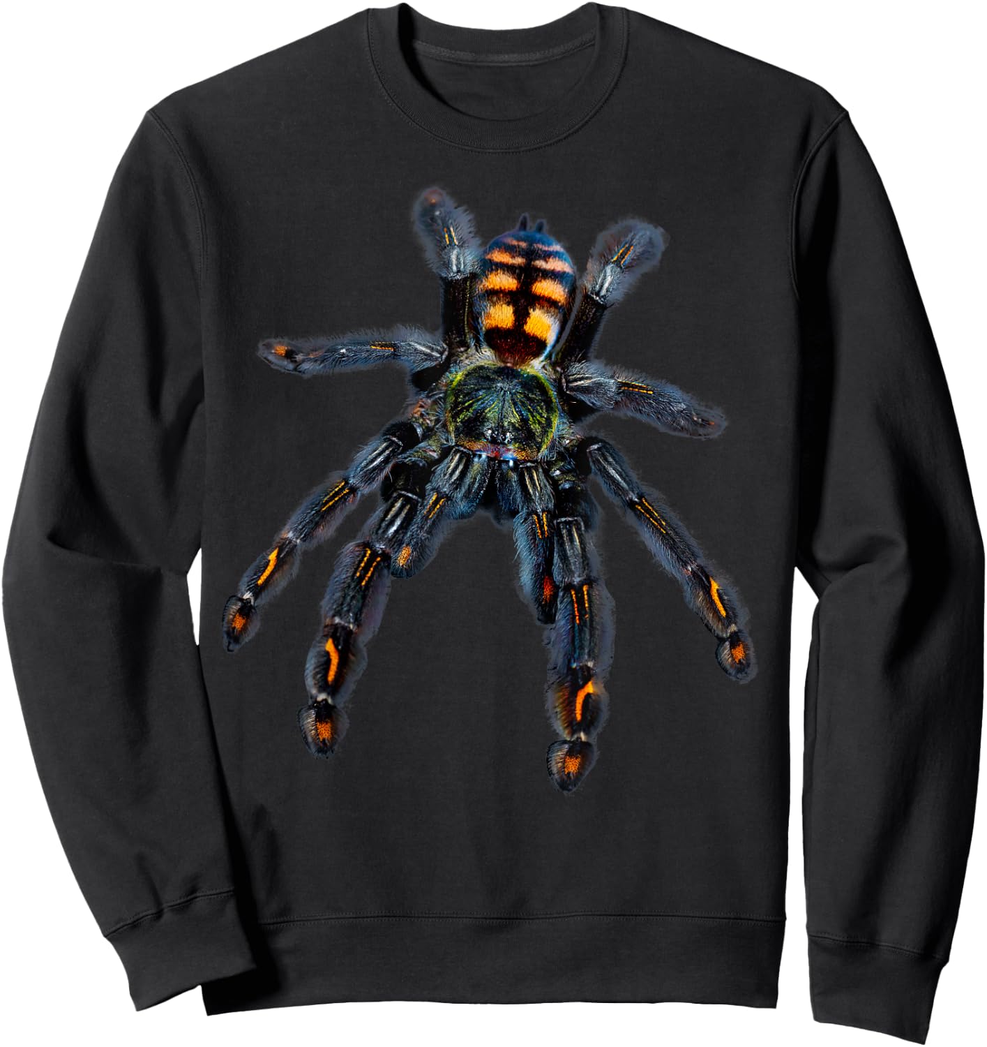 Venezuelan Sun Tiger Tarantula Spider (P. irminia) Sweatshirt - Sweatshirt | Black