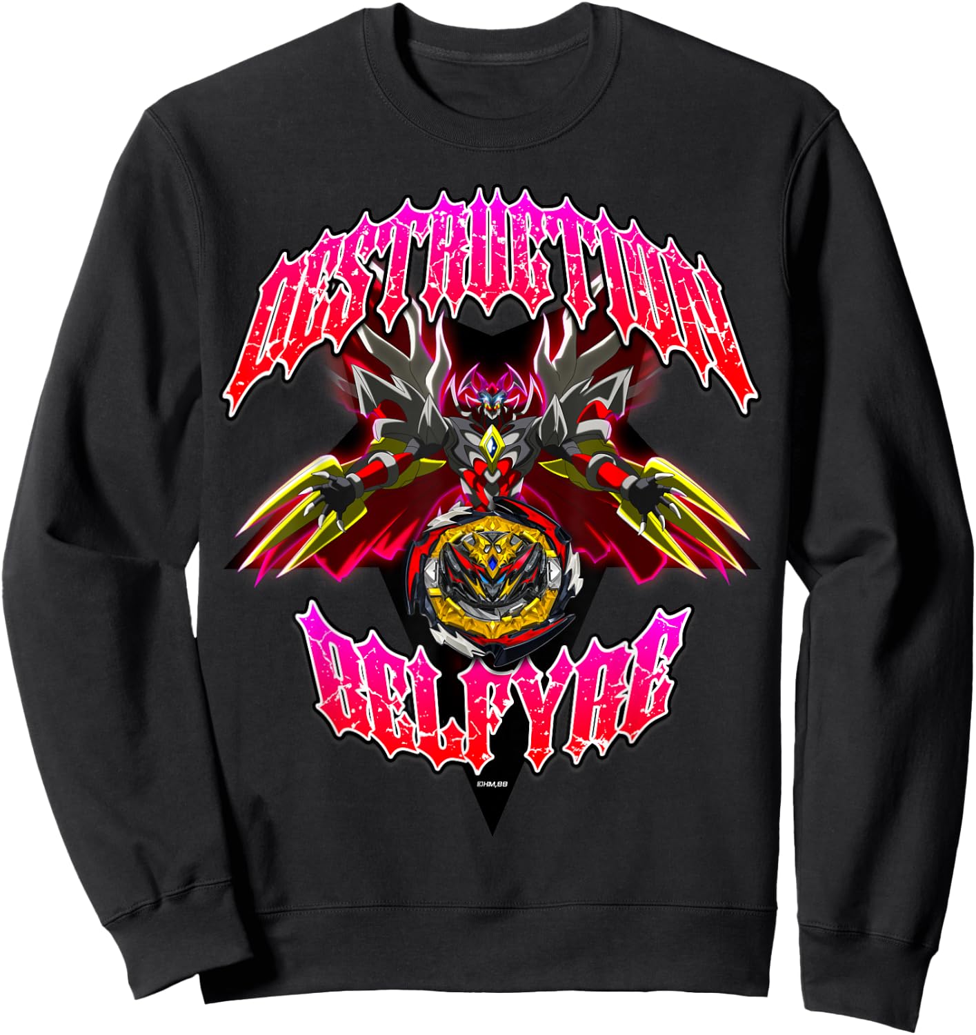 Beyblade Burst Destruction Belfyre Sweatshirt - Sweatshirt | Black