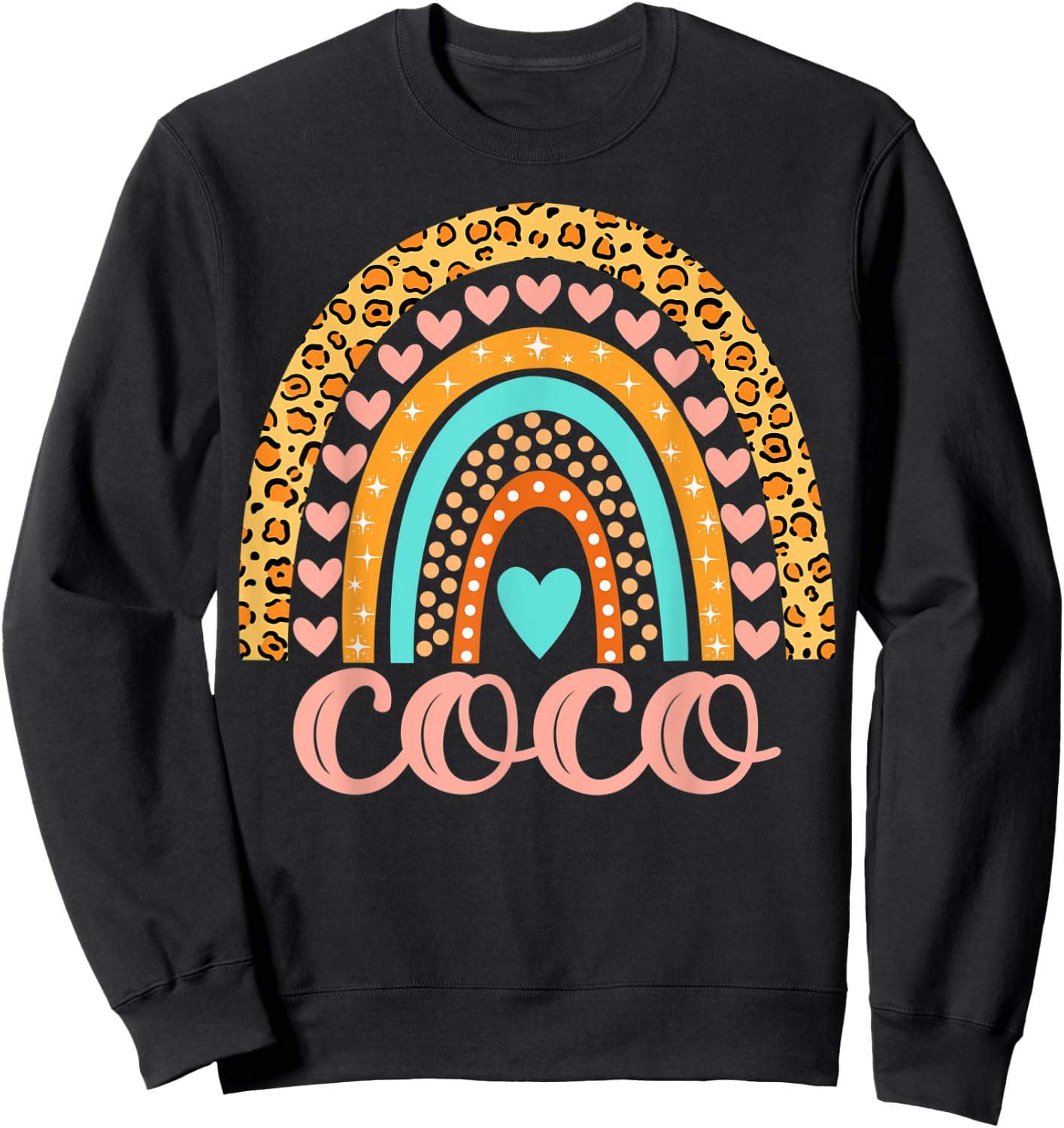 Coco Coco Name Birthday Shirt Gift Sweatshirt - Sweatshirt | Black