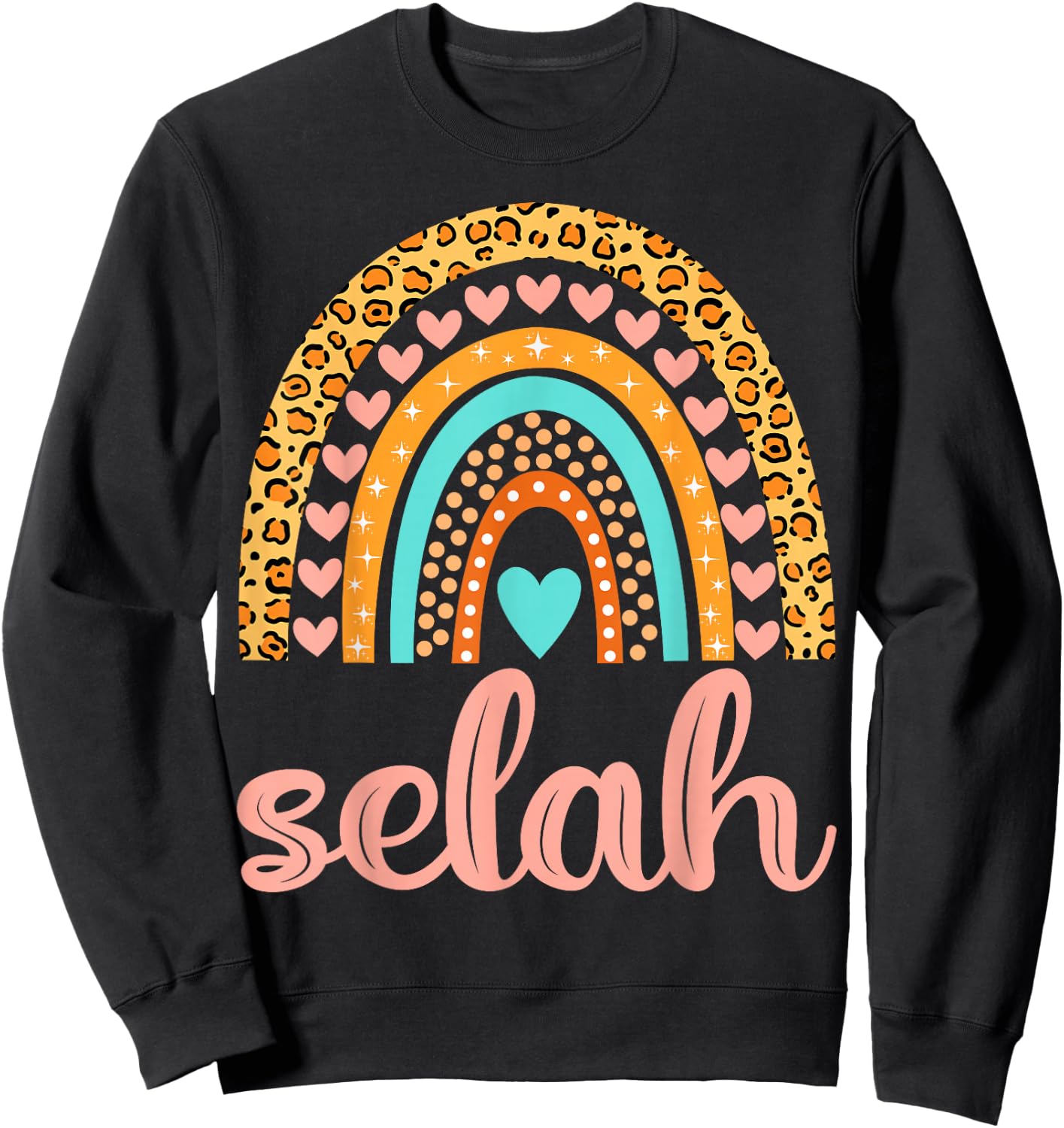 Selah Selah Name Birthday Shirt Gift Sweatshirt - Sweatshirt | Black
