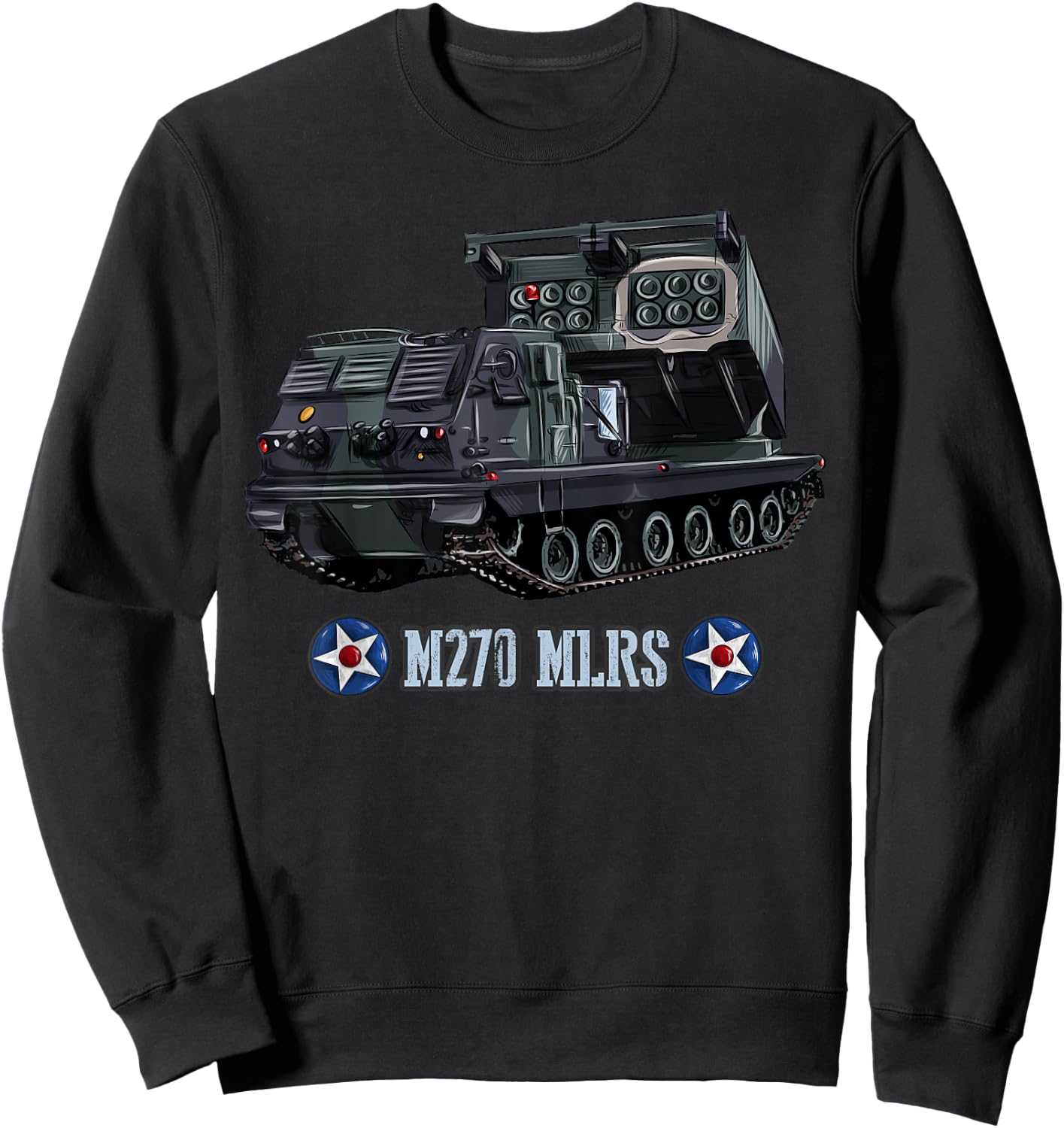 American Multi-Launch Missile System M270 Sweatshirt - Sweatshirt | Black