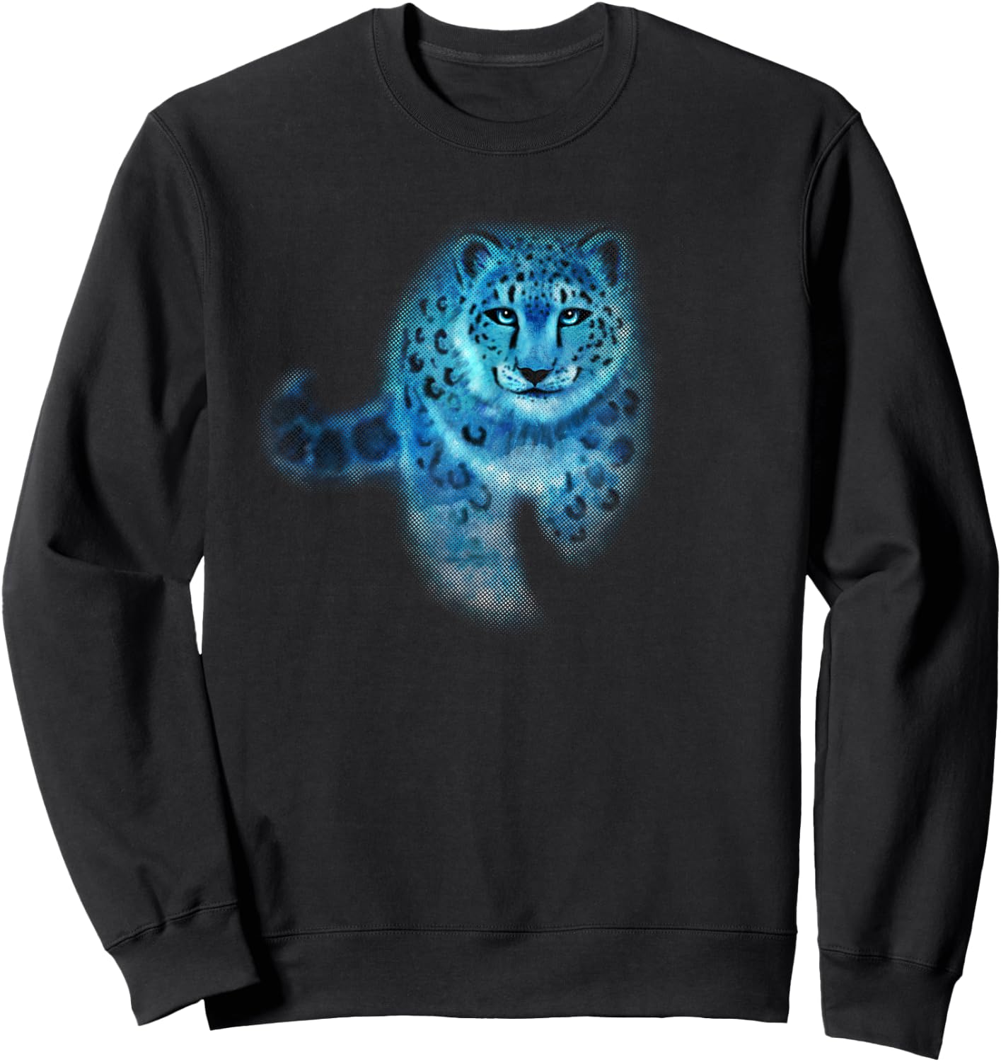 Spirit Snow Leopard Sweatshirt - Sweatshirt | Black