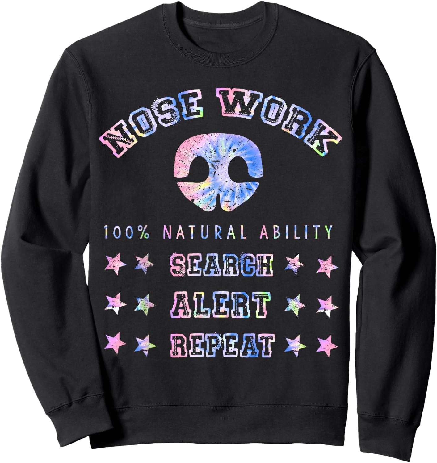 Dog Sport Training Nosework Nose Work Scent Work For Dogs Sweatshirt - Sweatshirt | Black