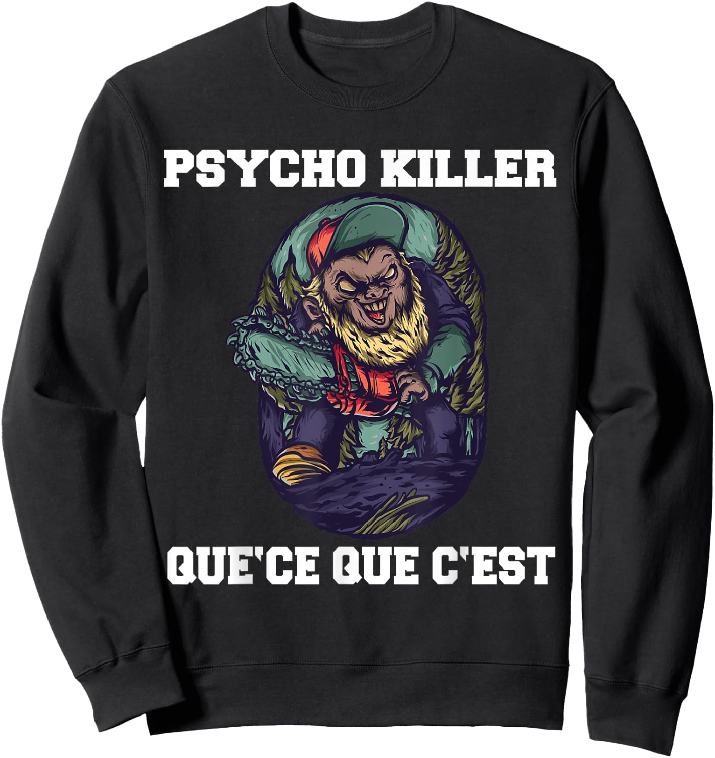 Psycho Killer Sweatshirt - Sweatshirt | Black