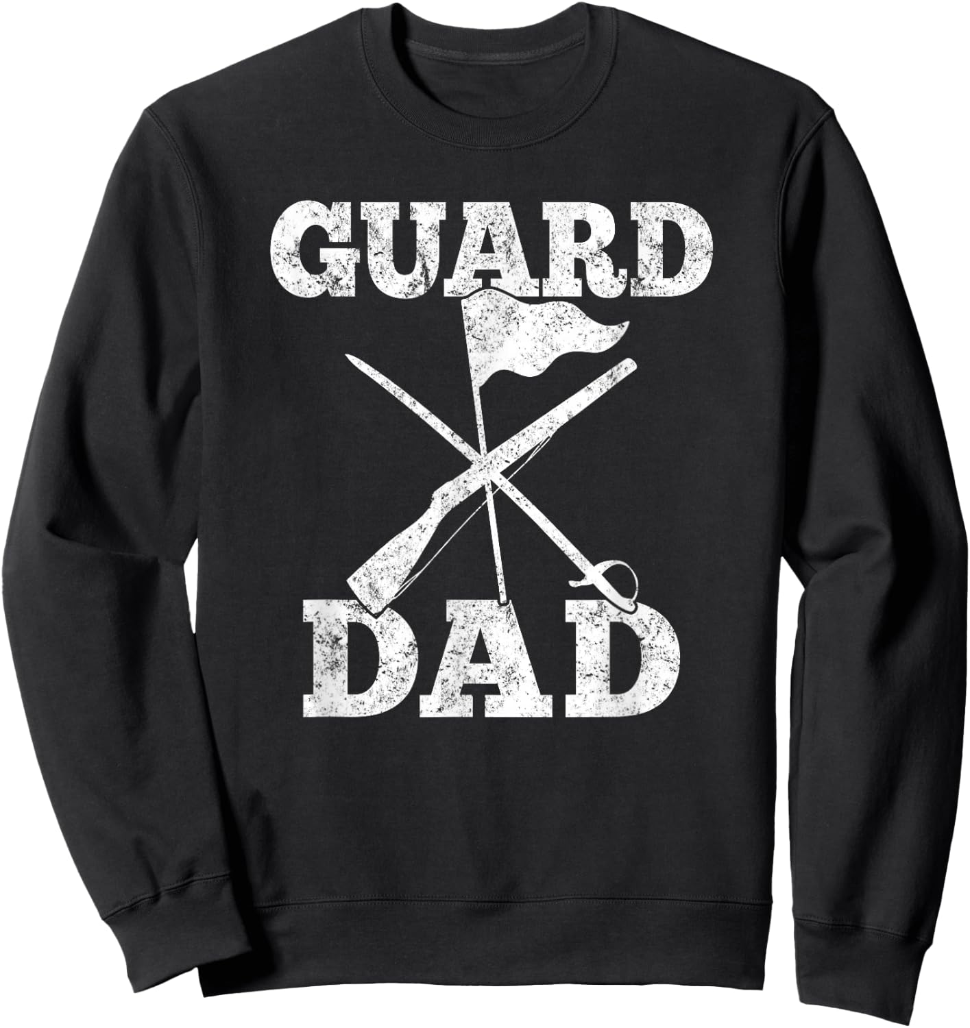 Color Guard Dad Shirt Sweatshirt - Sweatshirt | Black