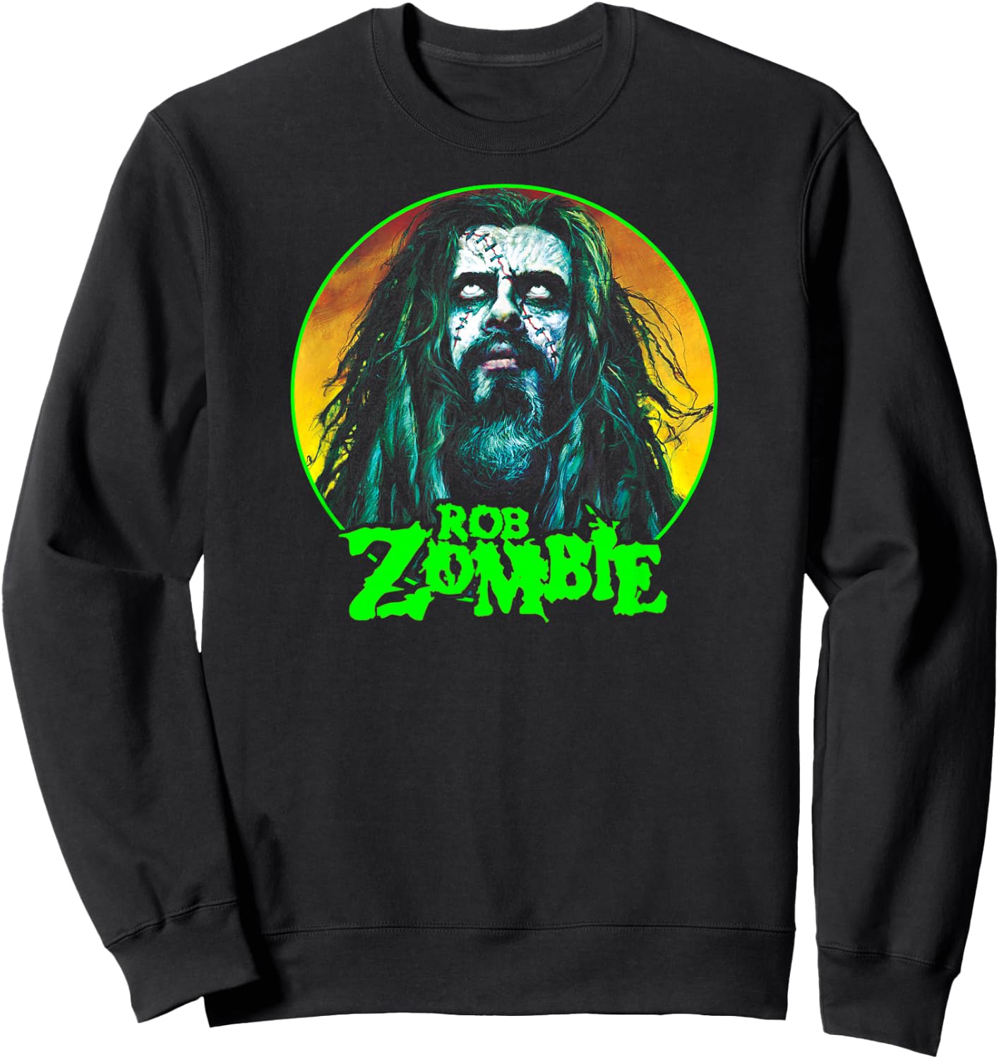 Rob Zombie – Circle Face Sweatshirt - Sweatshirt | Black