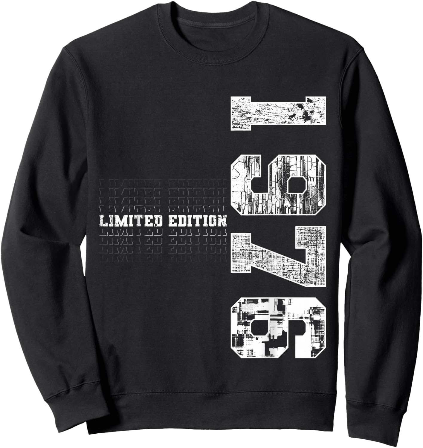 Limited Edition 1976 Year Of Birth Birthday 1976 Sweatshirt - Sweatshirt | Black