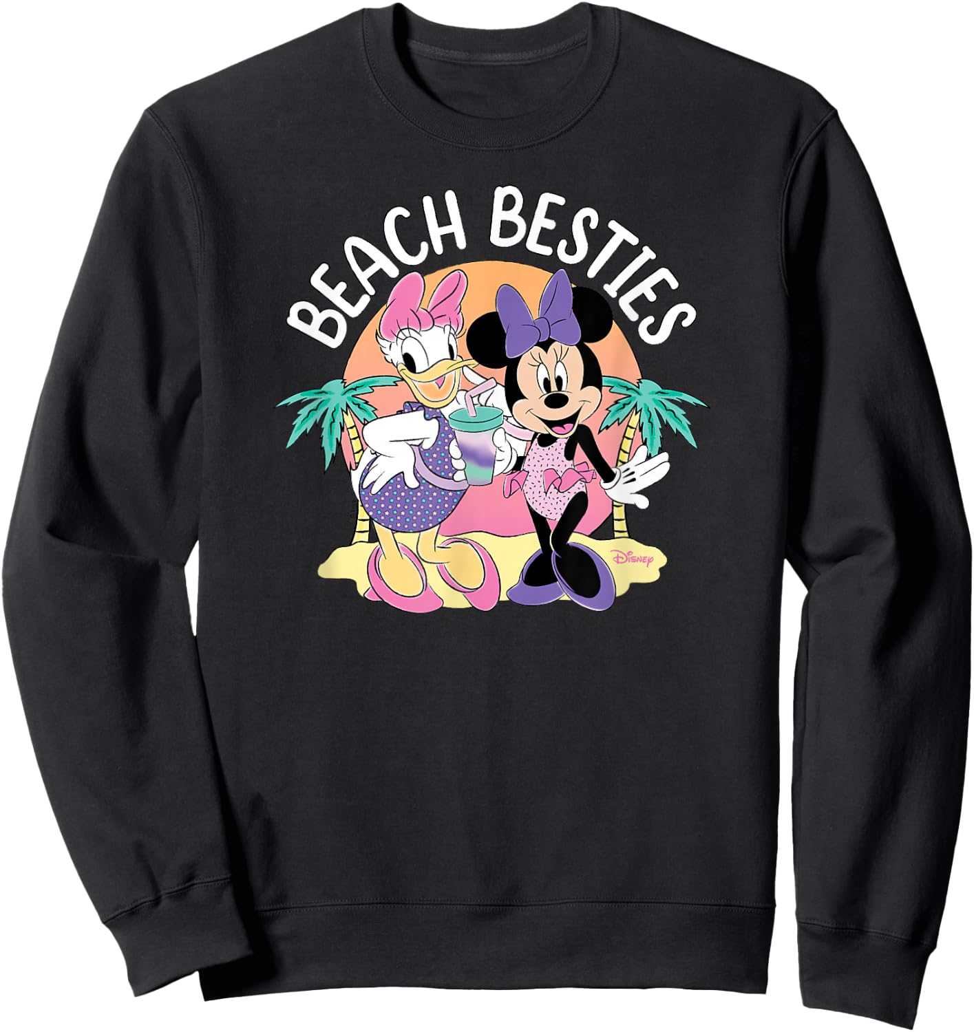 Disney - Minnie Daisy Beach Besties Sweatshirt - Sweatshirt | Black