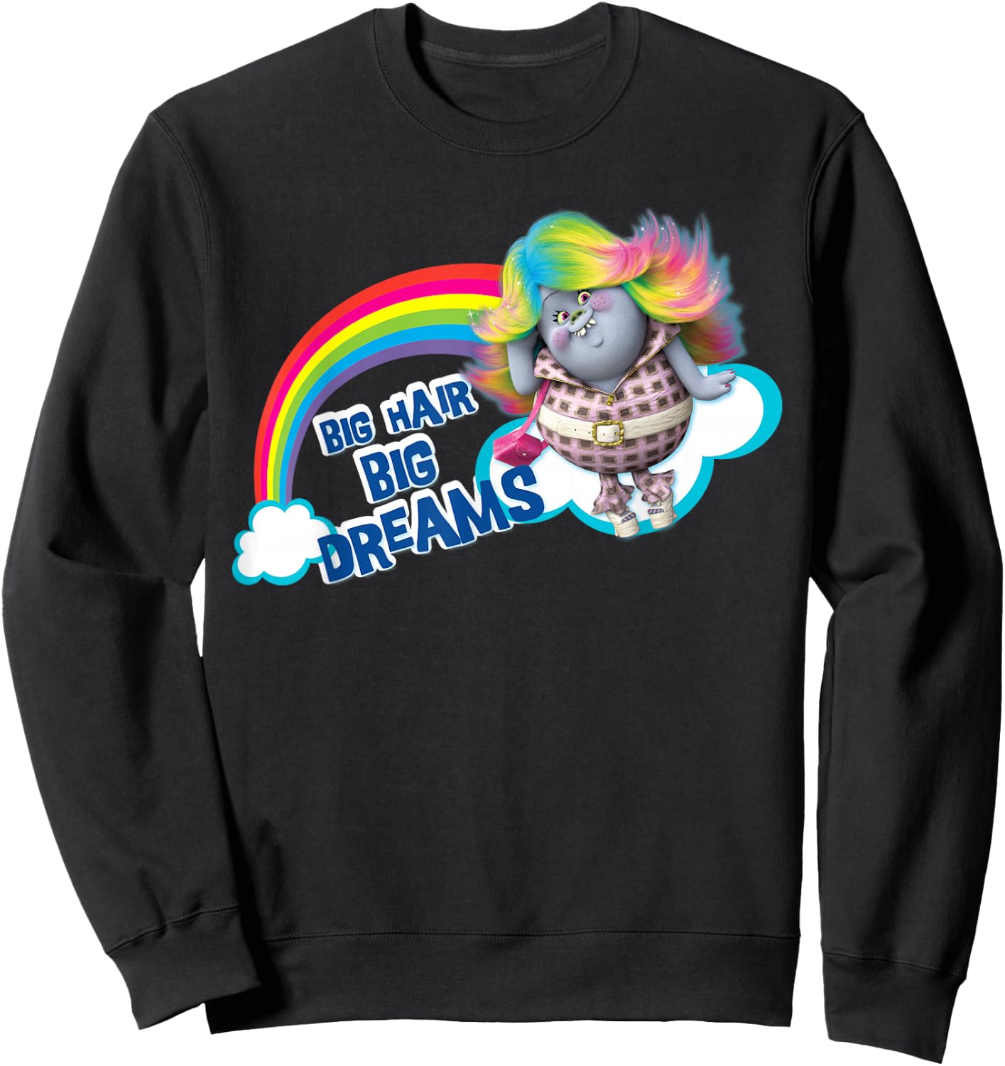 DreamWorks Trolls Big Hair Big Dreams Bridget Sweatshirt - Sweatshirt | Black