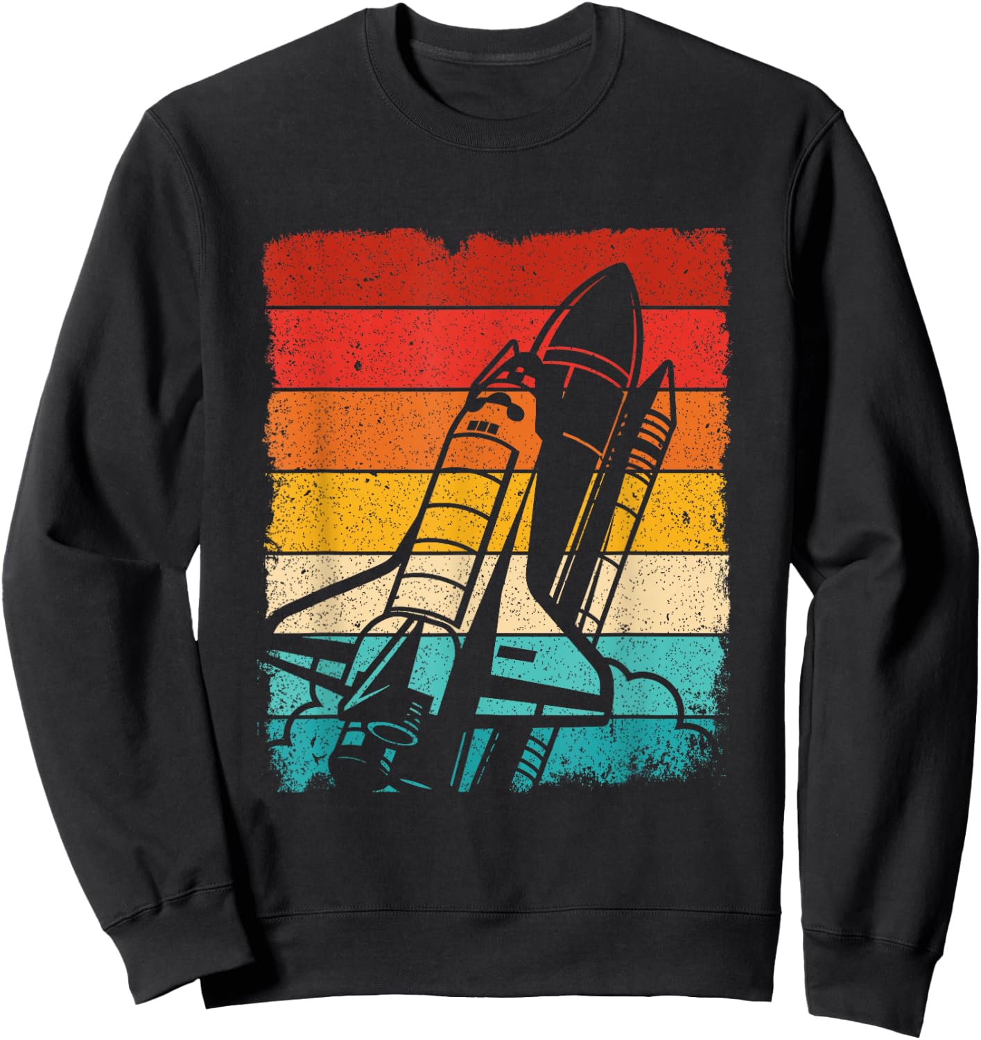 Space Shuttle Sweatshirt - Sweatshirt | Black
