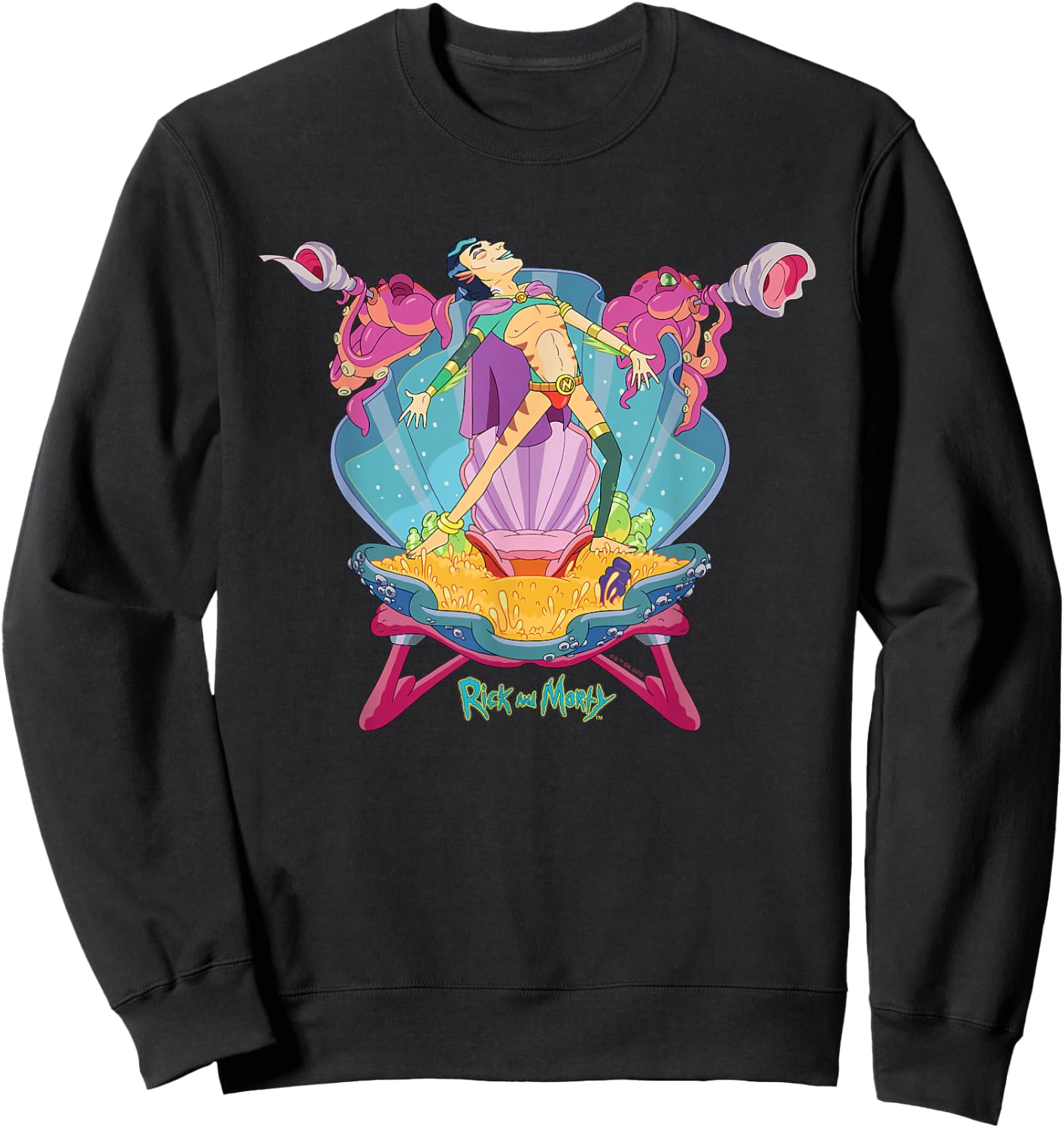 Rick and Morty Fabulous Mr. Nimbus Sweatshirt - Sweatshirt | Black