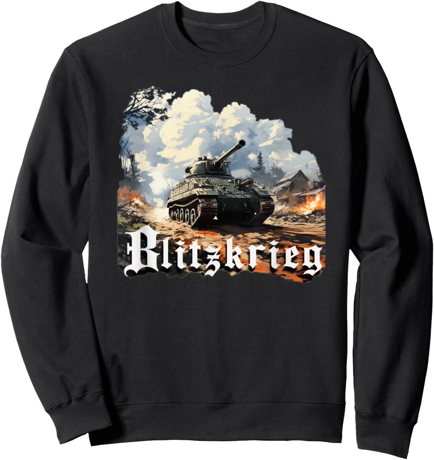 World War 2 Blitzkrieg Sweatshirt - Sweatshirt | Black