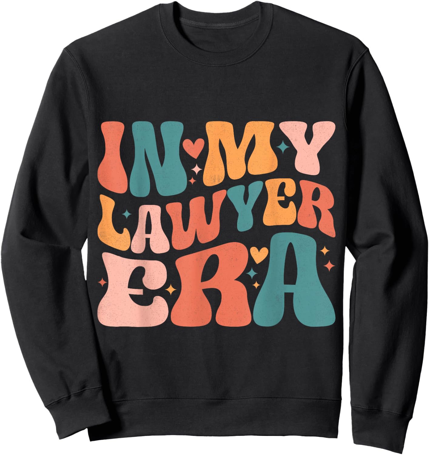 In My Lawyer Era , Small, Black Sweatshirt - Sweatshirt | Black