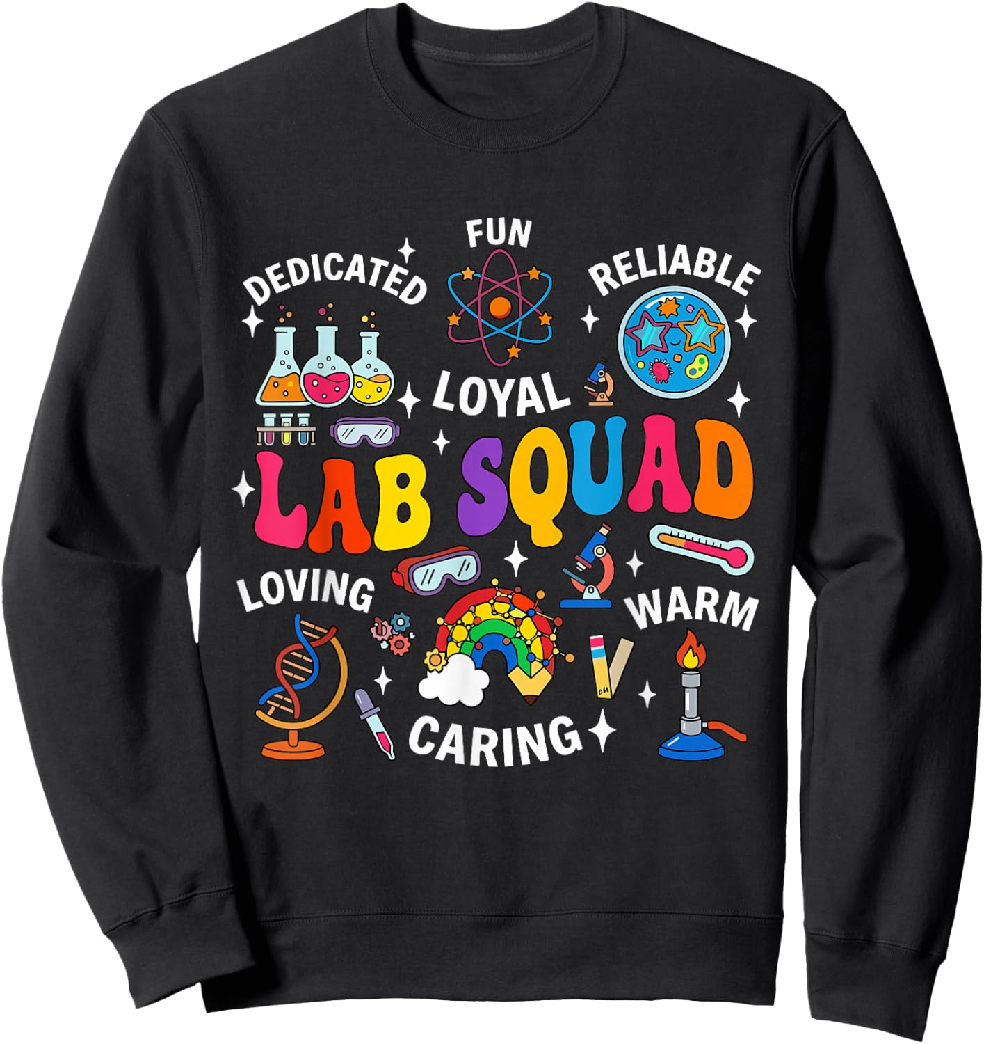 Lab Squad Lab Week 2026 Tech Medical Laboratory Scientist Sweatshirt - Sweatshirt | Black