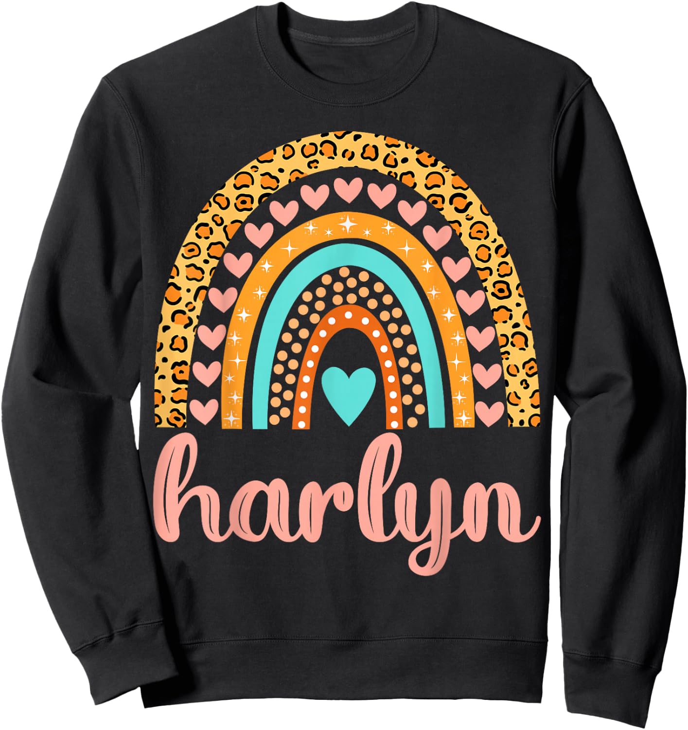 Harlyn Harlyn Name Birthday Shirt Gift Sweatshirt - Sweatshirt | Black