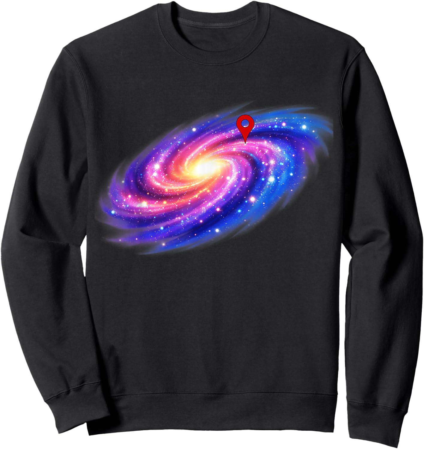 You are Here Galaxy Milky Way Astronomy Space Science Sweatshirt - Sweatshirt | Black