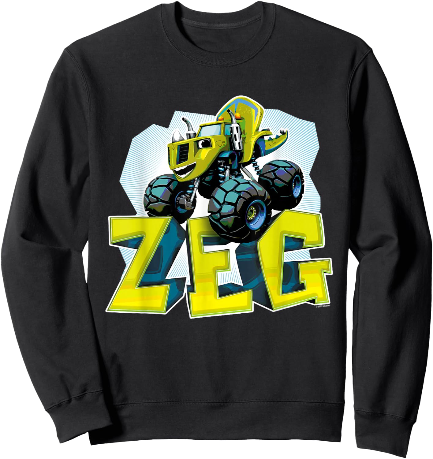 Blaze and the Monster Machines Zeg Badge Sweatshirt - Sweatshirt | Black