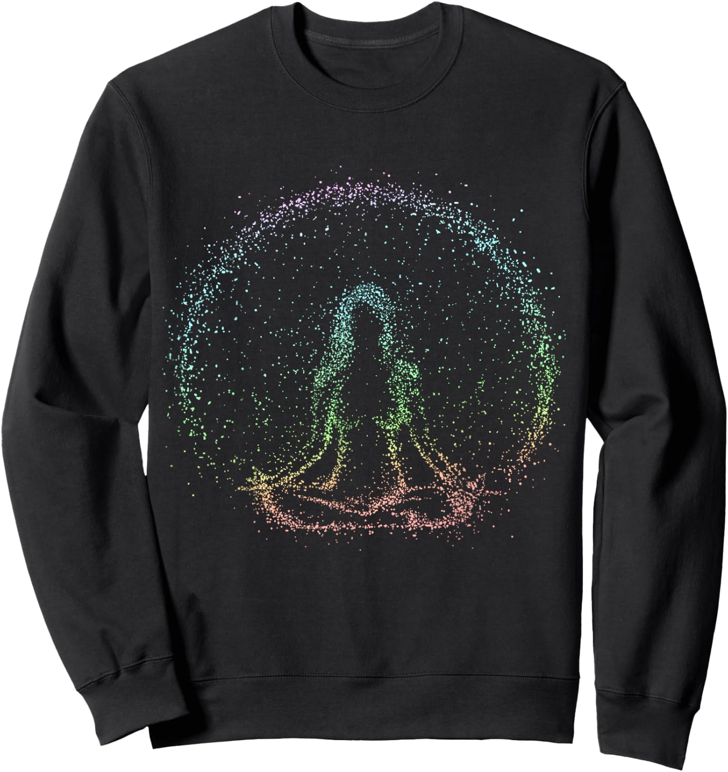 Meditation, Magical Spiritual Energy Sweatshirt - Sweatshirt | Black