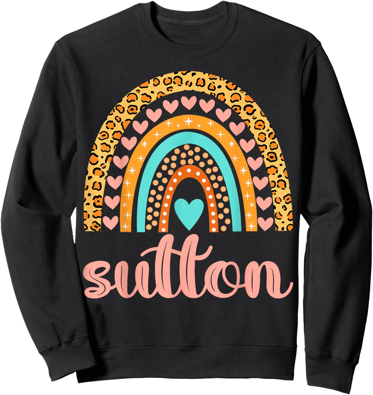 Sutton Sutton Name Birthday Shirt Gift Sweatshirt - Sweatshirt | Black