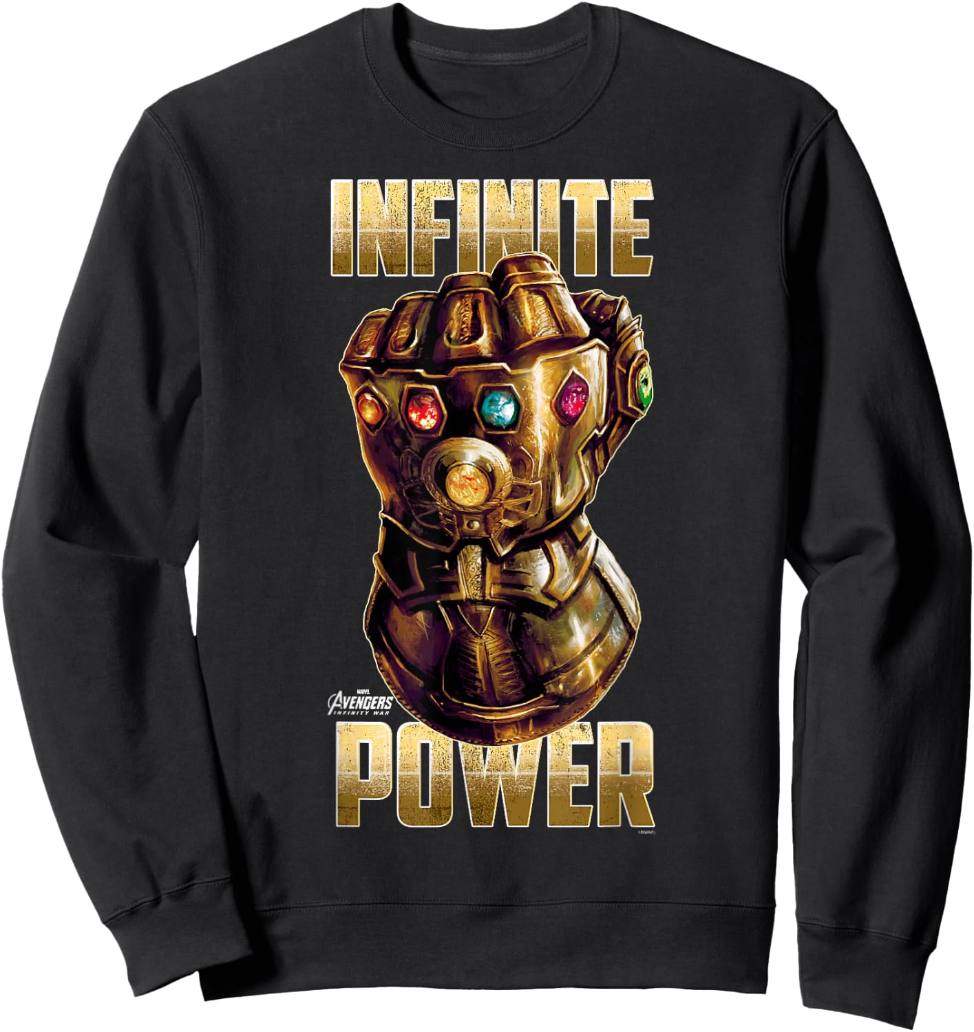 Marvel Avengers Infinity War Infinite Power Graphic Sweatshirt - Sweatshirt | Black