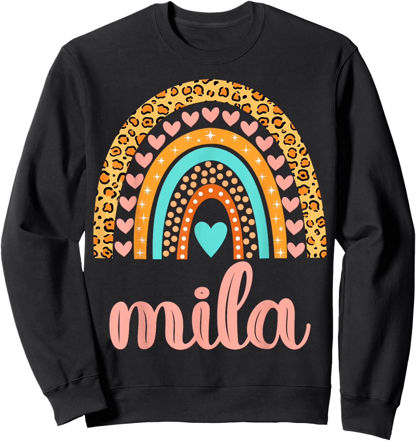 Mila Mila Name Birthday Shirt Gift Sweatshirt - Sweatshirt | Black