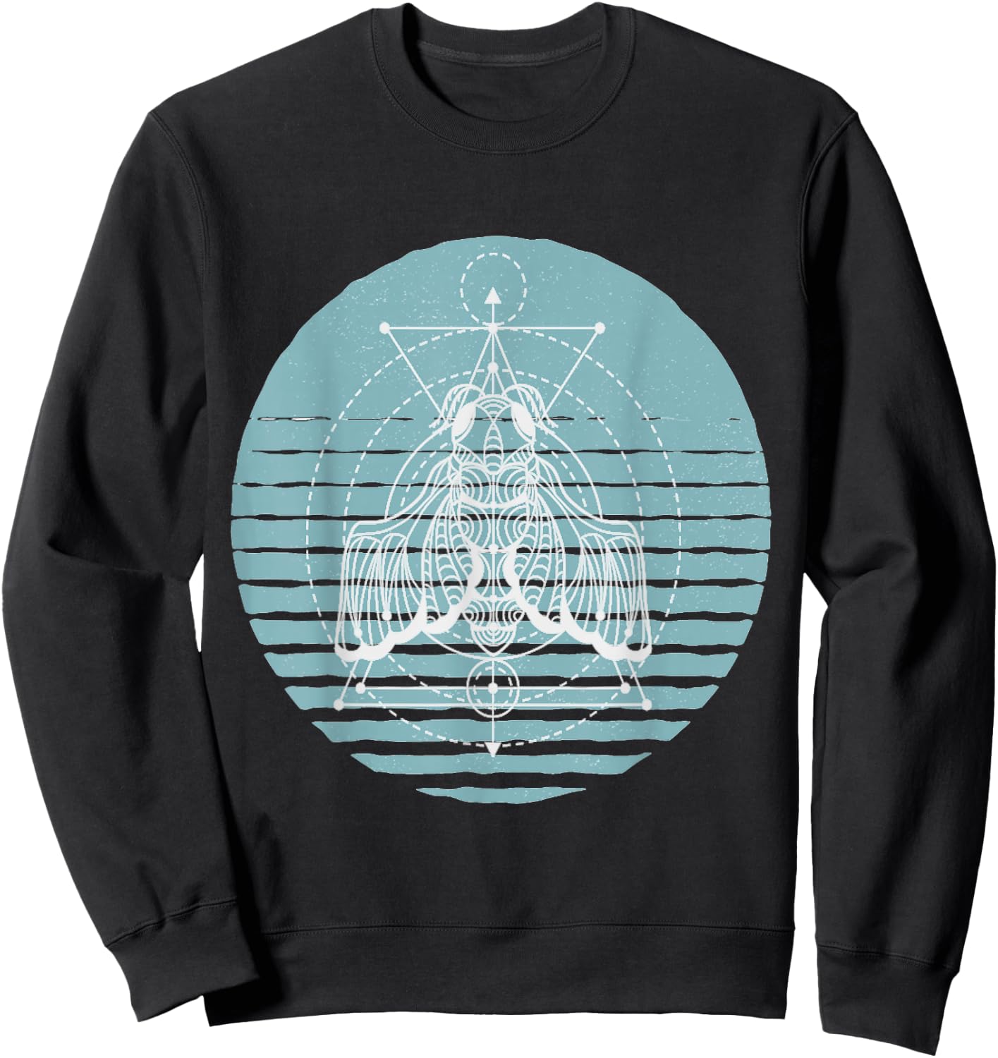 Cicada Symbol Cicada Illustration Cicada Insect Lover Sweatshirt - Sweatshirt | Black