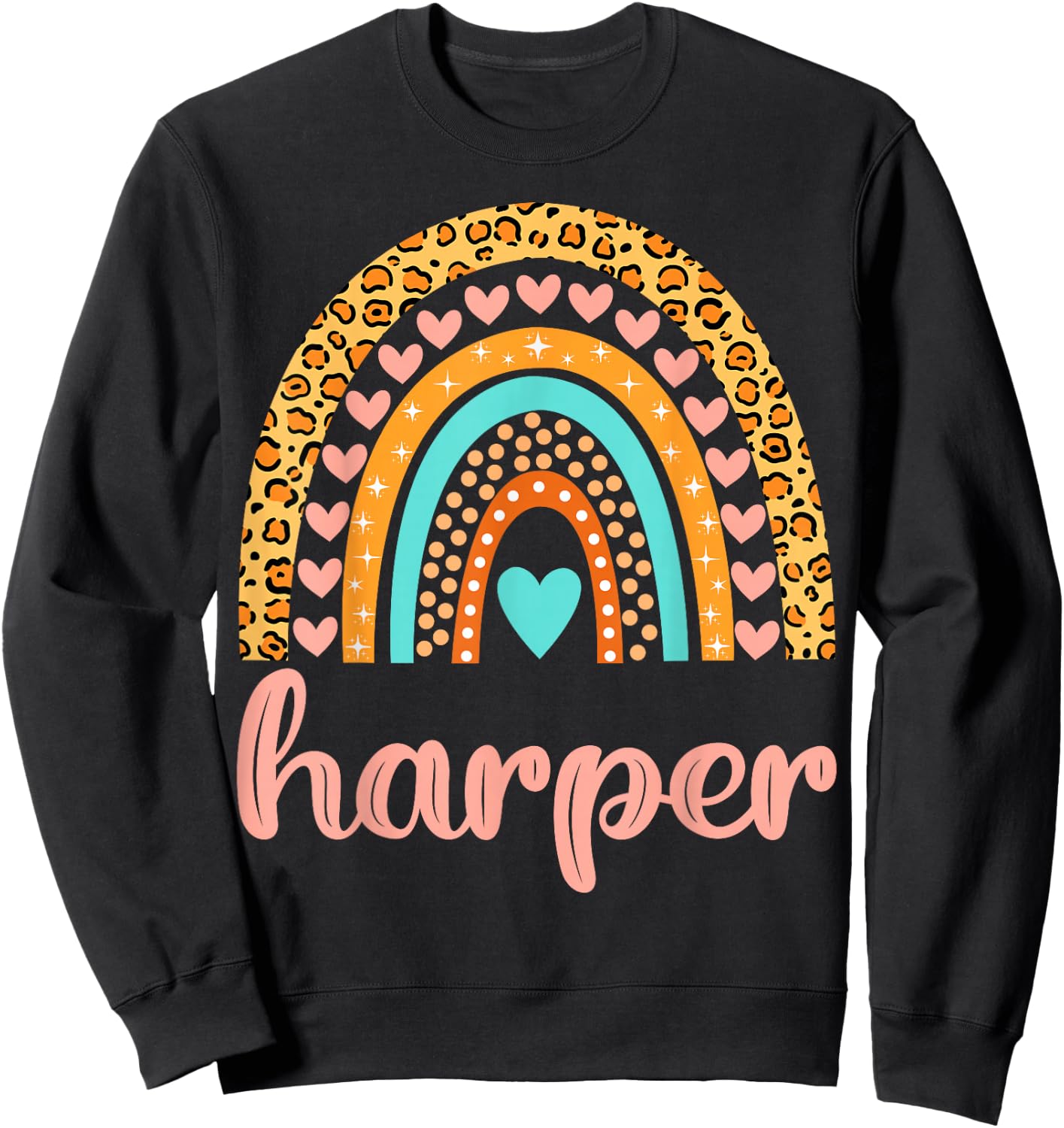Harper Harper Name Birthday Shirt Gift Sweatshirt - Sweatshirt | Black