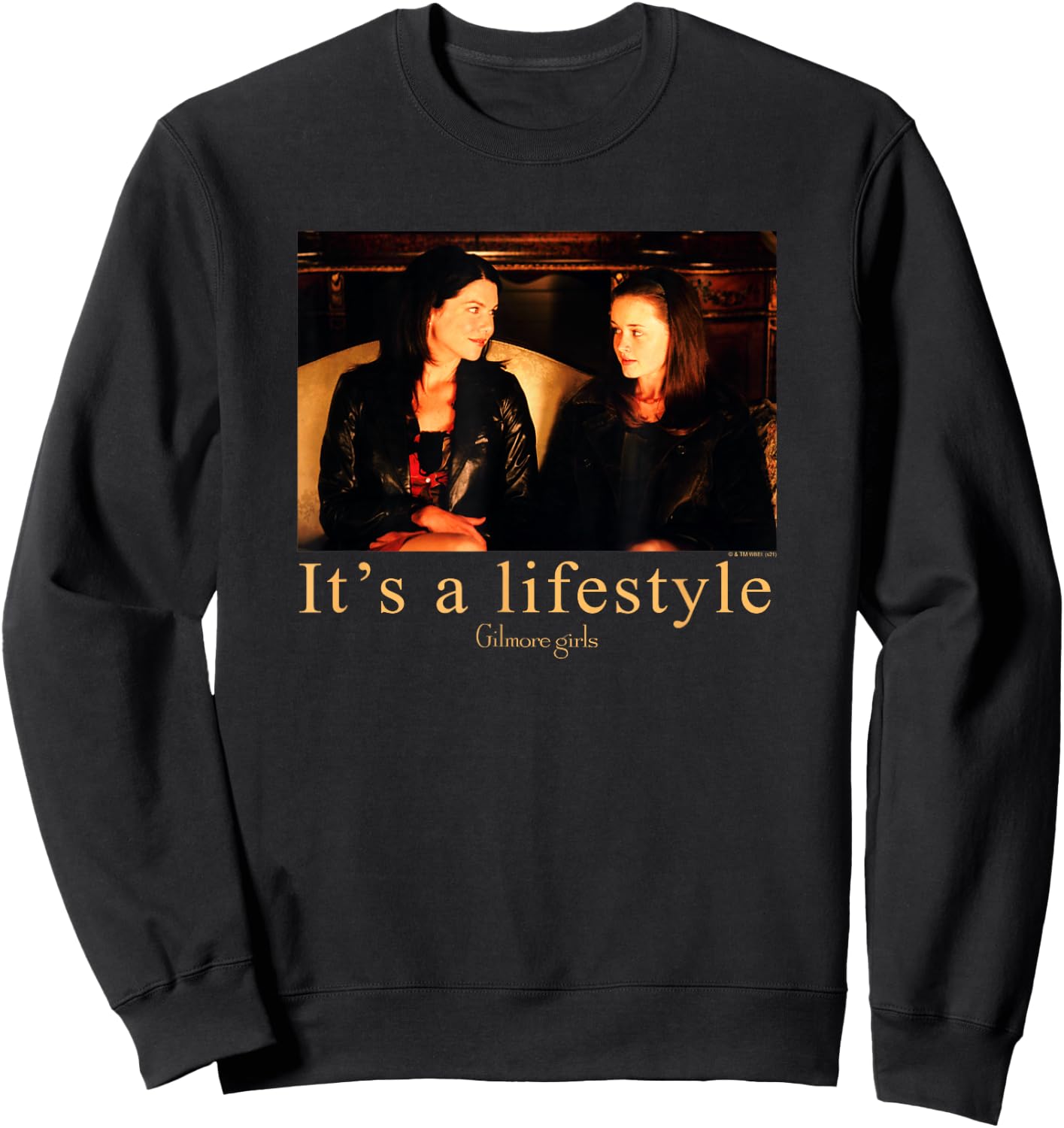Gilmore Girls It's A Lifestyle Photo with Logo TV Show Sweatshirt - Sweatshirt | Black