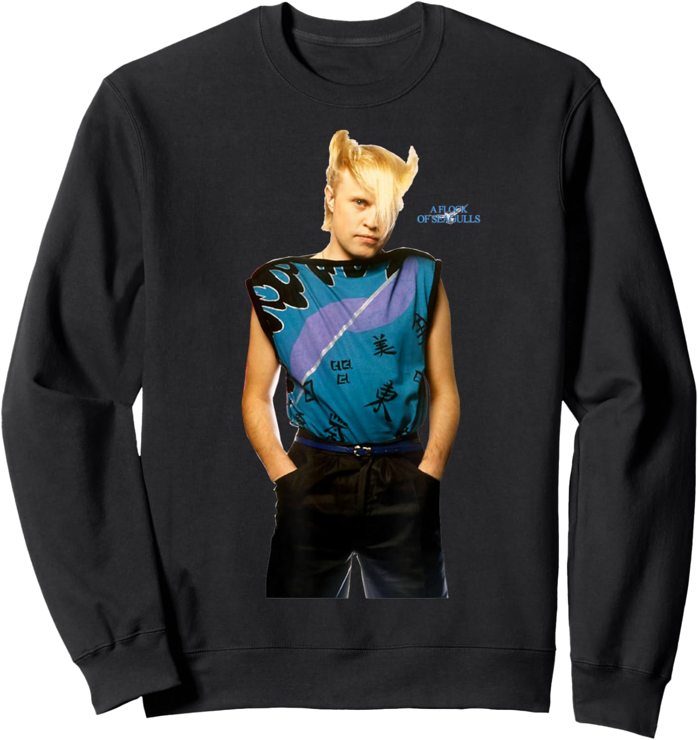 A Flock of Seagulls - Mike Score Sweatshirt - Sweatshirt | Black