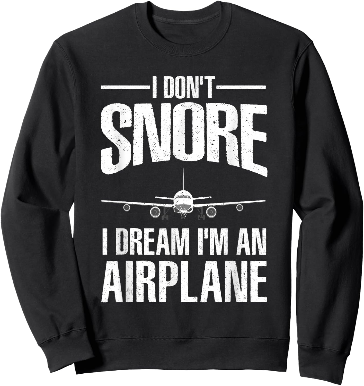 Funny Airplane Novelty Women Aviation Airplane Pilot Sweatshirt - Sweatshirt | Black