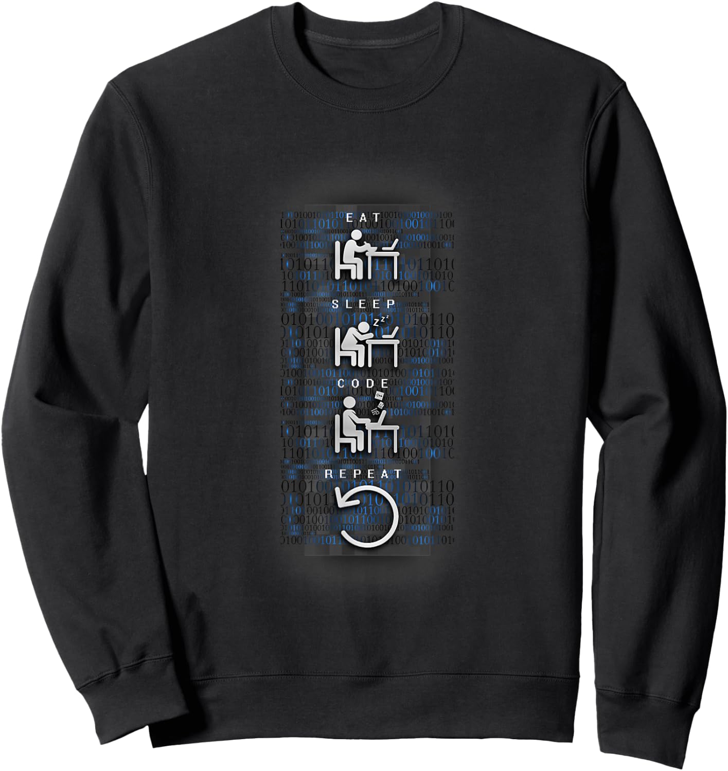 Computer Programmer Code Funny Geek Gift Sweatshirt - Sweatshirt | Black