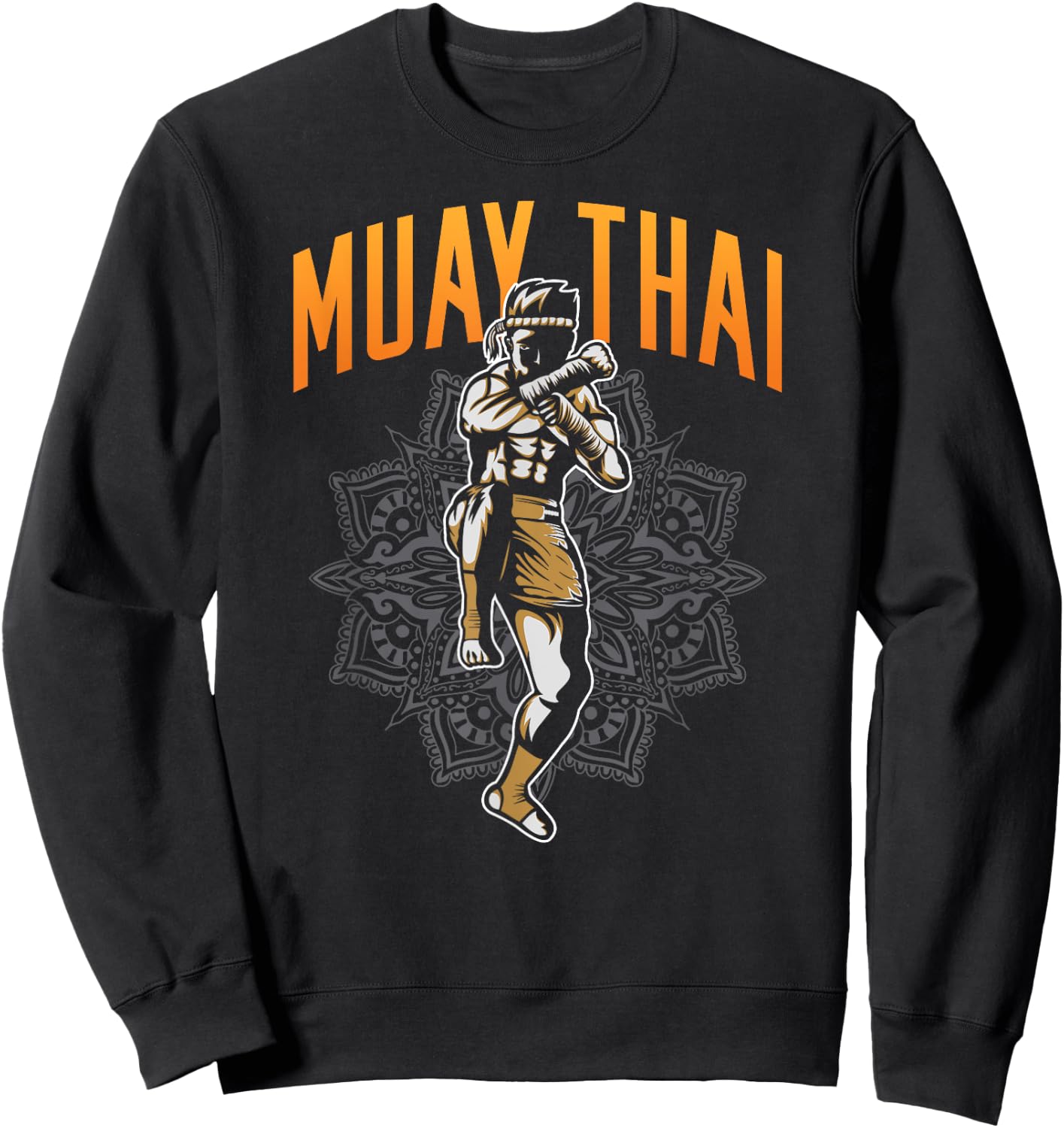 Muay Thai Hobby Martial Arts Fighter Boxing Sweatshirt - Sweatshirt | Black
