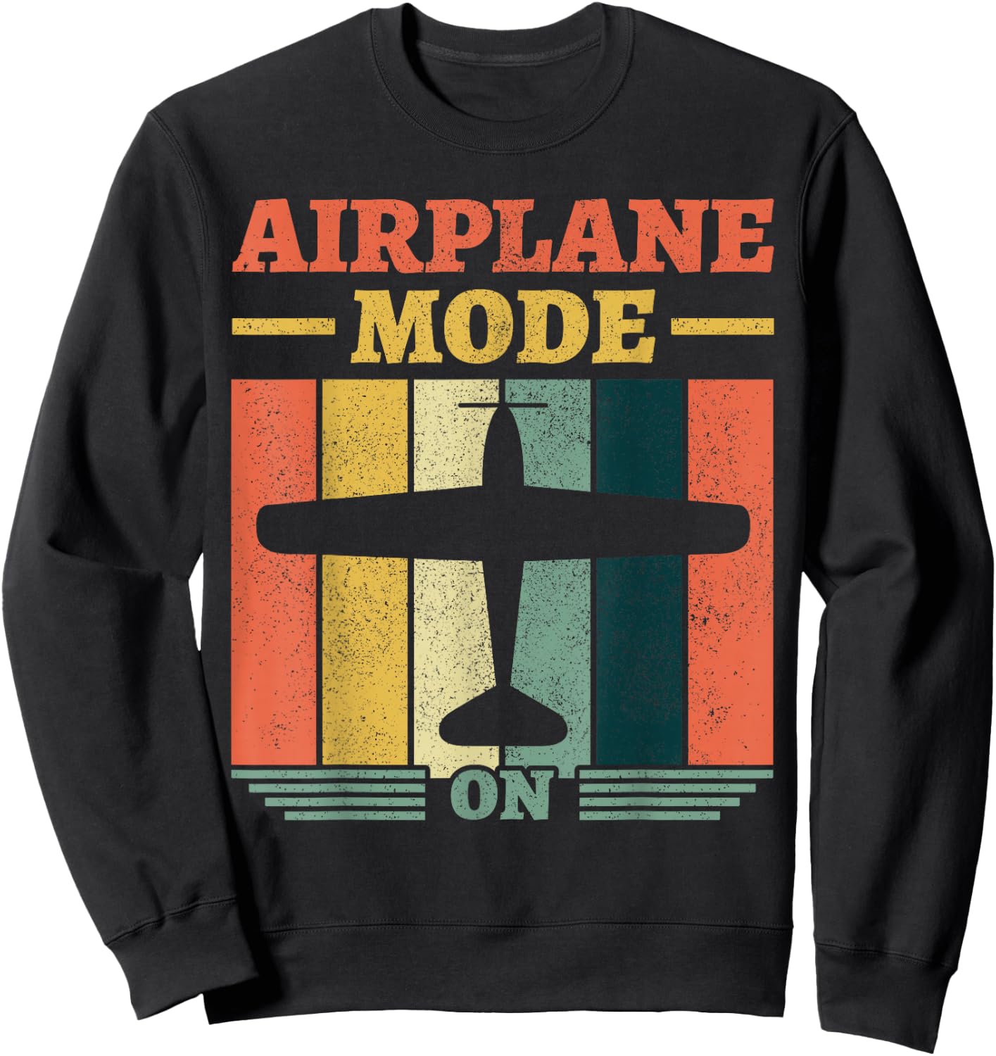 Pilot Flying Outfit Aircraft Airline Plane Airplane Mode On Sweatshirt - Sweatshirt | Black