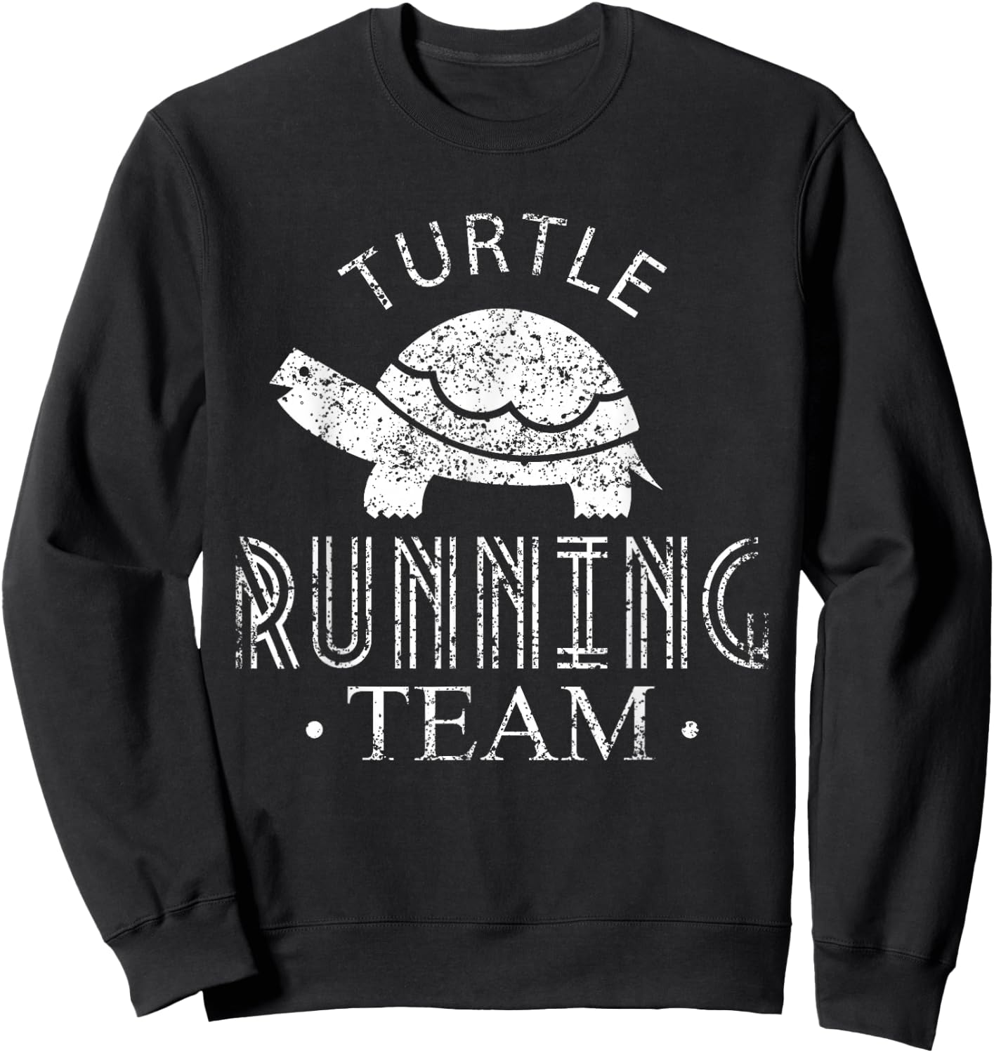 Turtle Running Team Jogging Jogger Run Runner Sweatshirt - Sweatshirt | Black