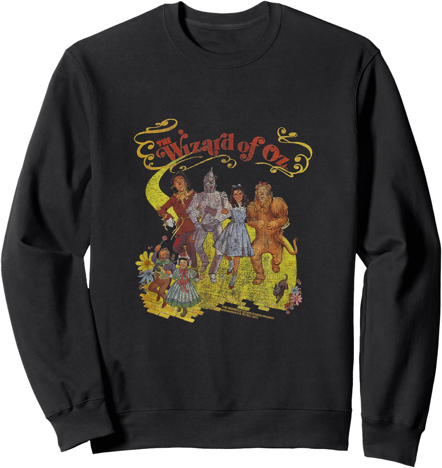 Wizard of OZ Group Poster Sweatshirt - Sweatshirt | Black