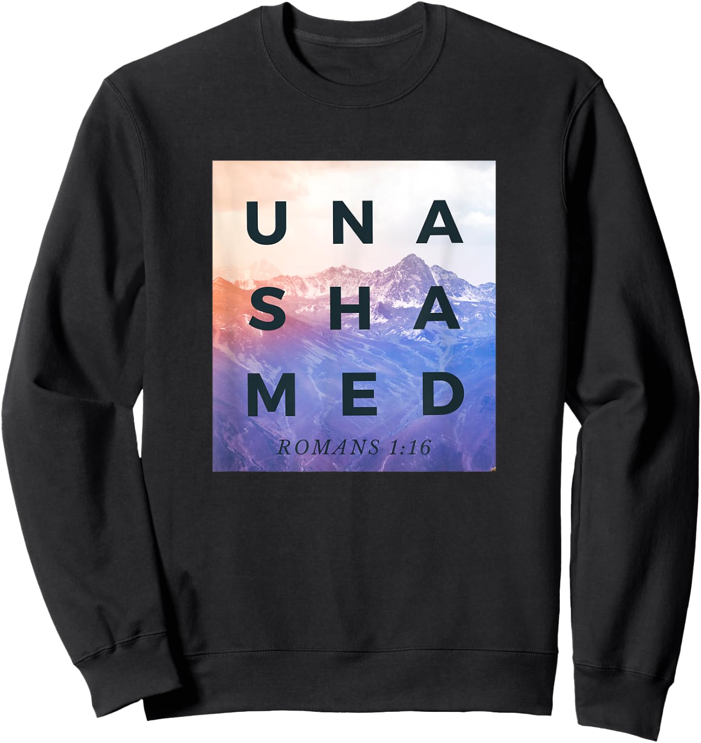 Unashamed Shirt, Romans 1:16 Shirt, Unashamed Tour Shirt Sweatshirt - Sweatshirt | Black