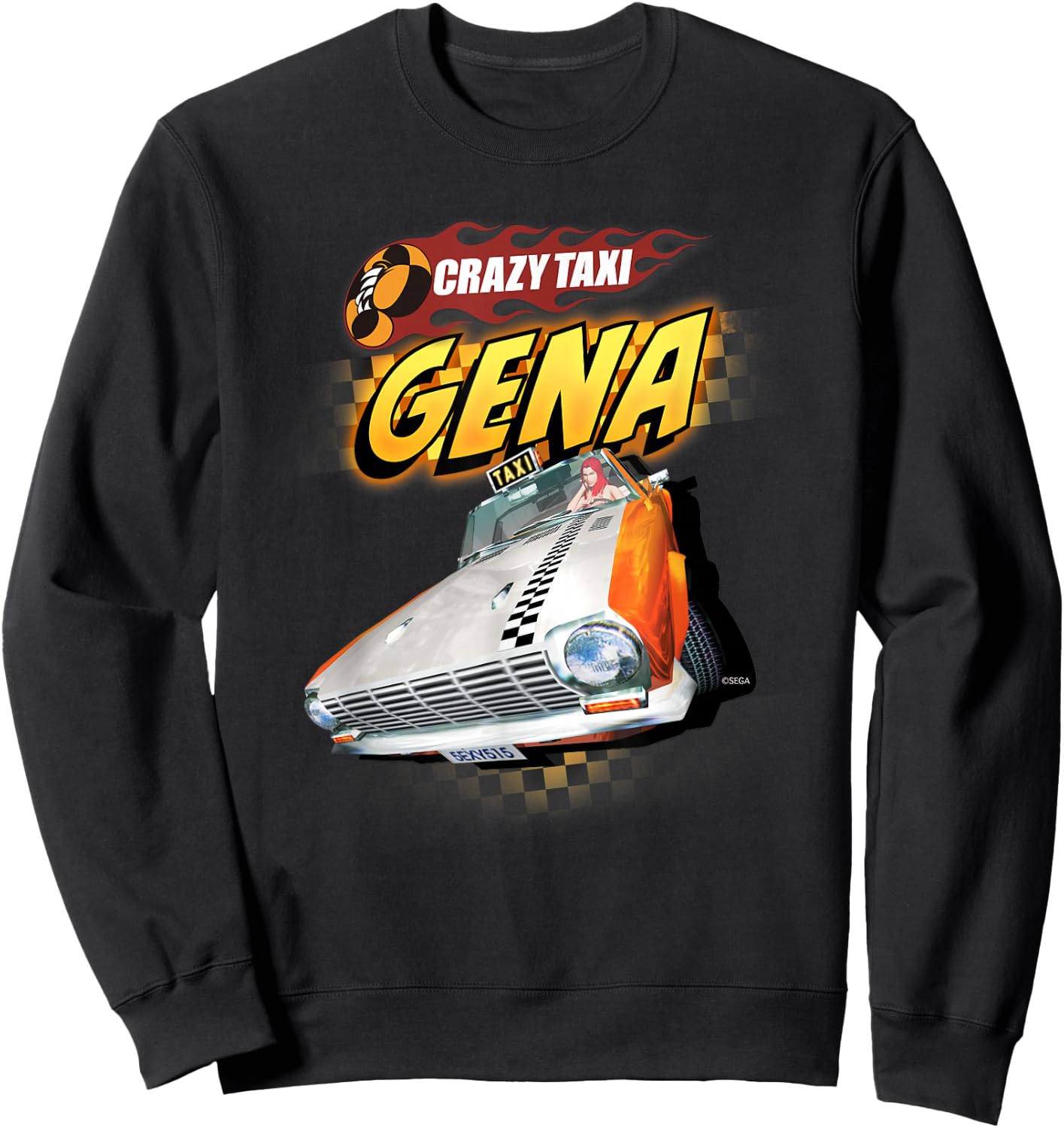 Crazy Taxi Gena Driver Sweatshirt - Sweatshirt | Black