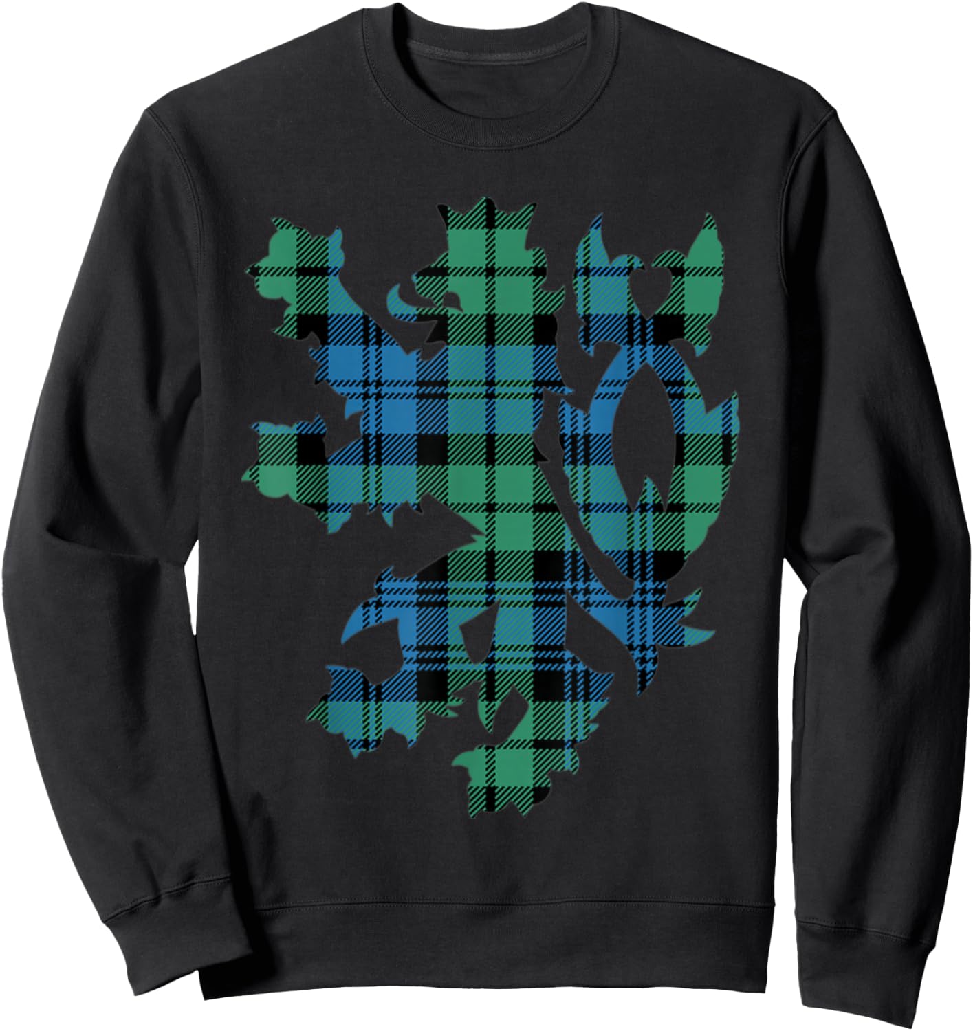 Clan Campbell Tartan Scottish Family Name Scotland Pride Sweatshirt - Sweatshirt | Black