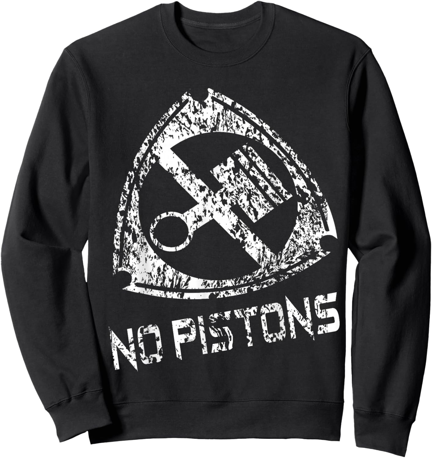 Car Lover without Piston Rotary Motor Wankel Sweatshirt - Sweatshirt | Black