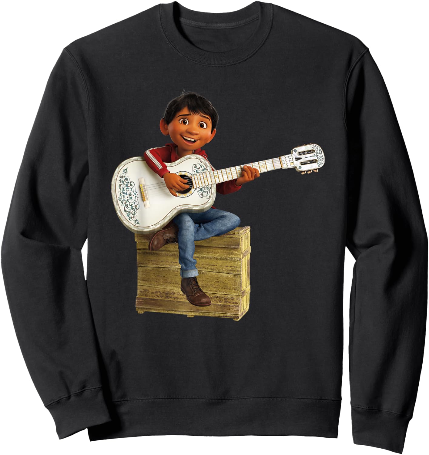 Disney Pixar Coco Miguel Rivera Playing Guitar Sweatshirt - Sweatshirt | Black