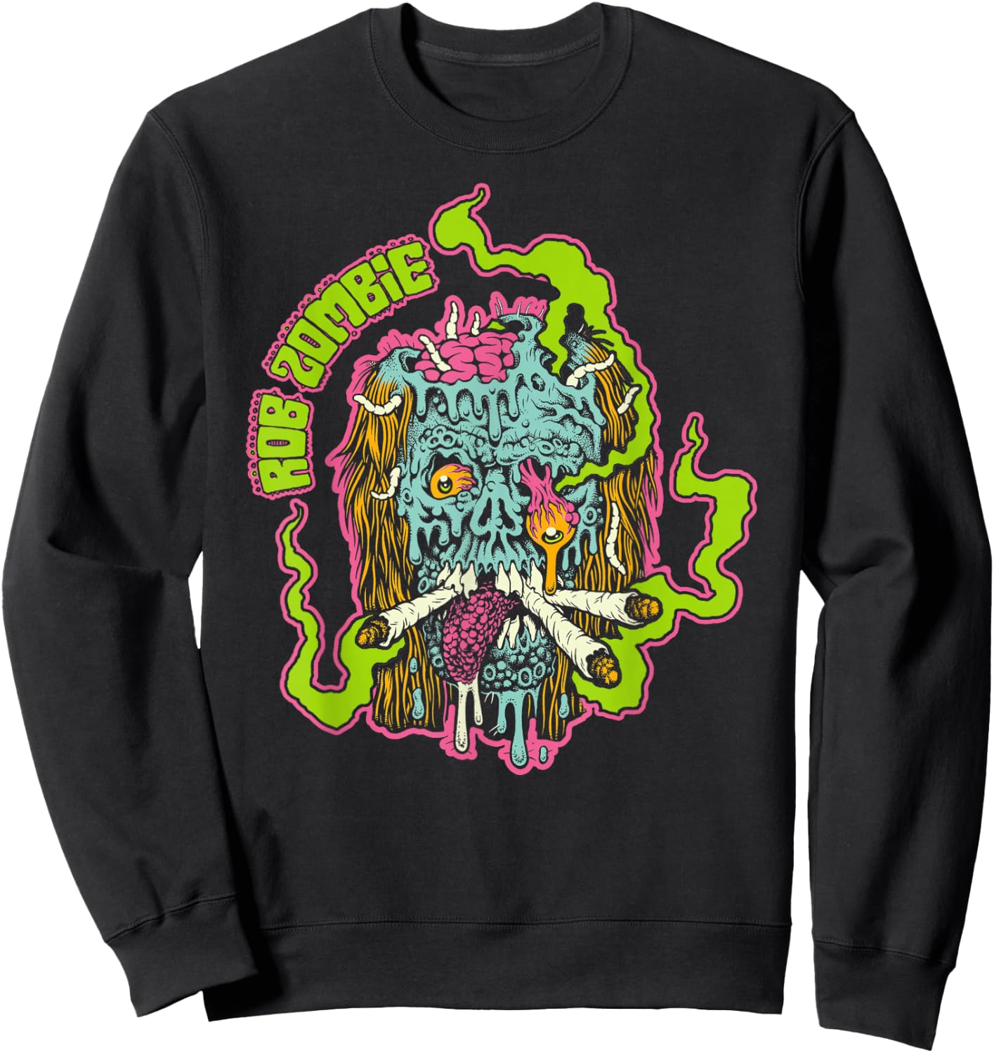 Rob Zombie – Smoke Your Grass Sweatshirt - Sweatshirt | Black