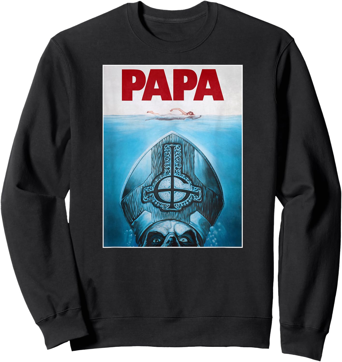 Ghost - Dad Poster Sweatshirt - Sweatshirt | Black